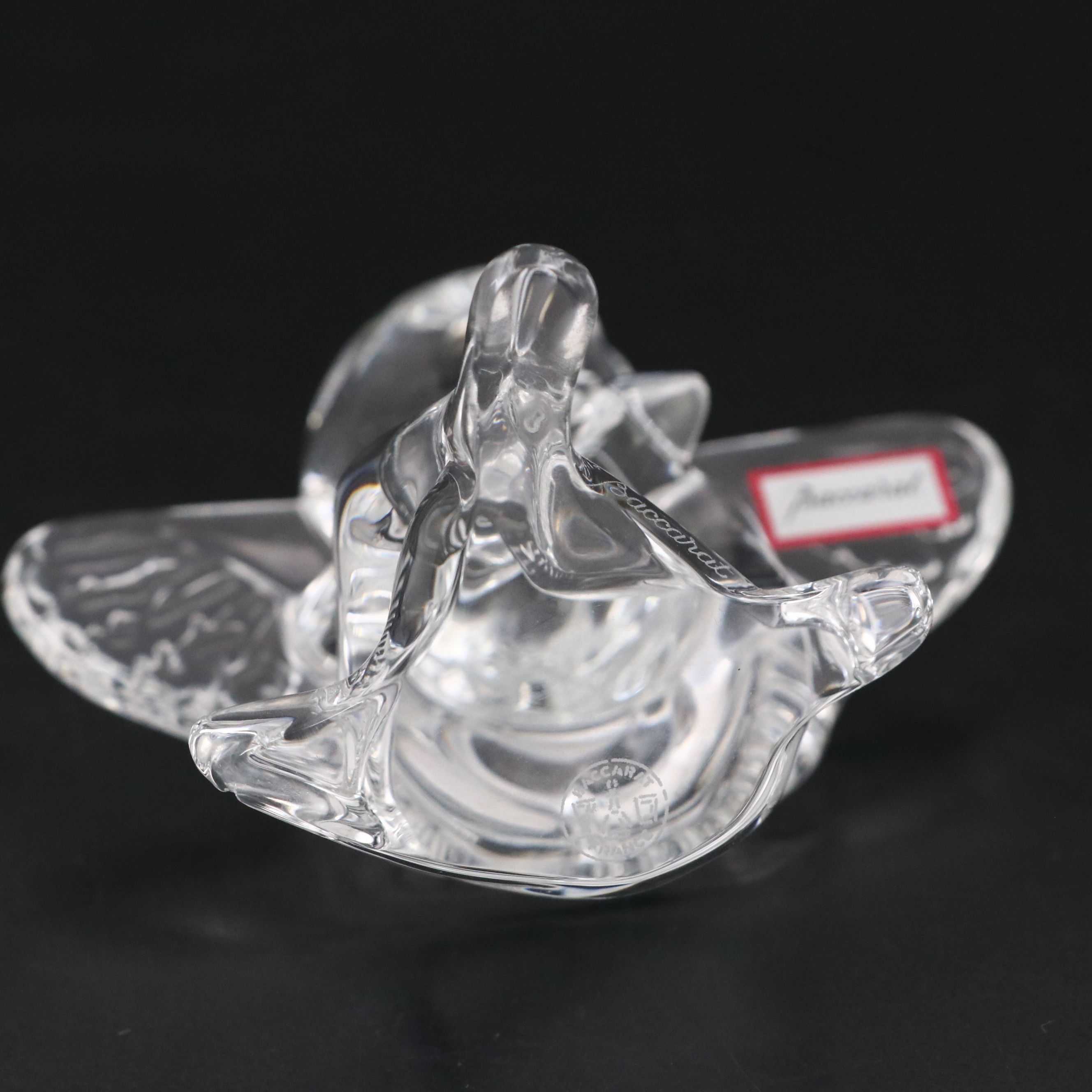 Baccarat "Cherub Angel Blowing a Kiss" Crystal Figurine