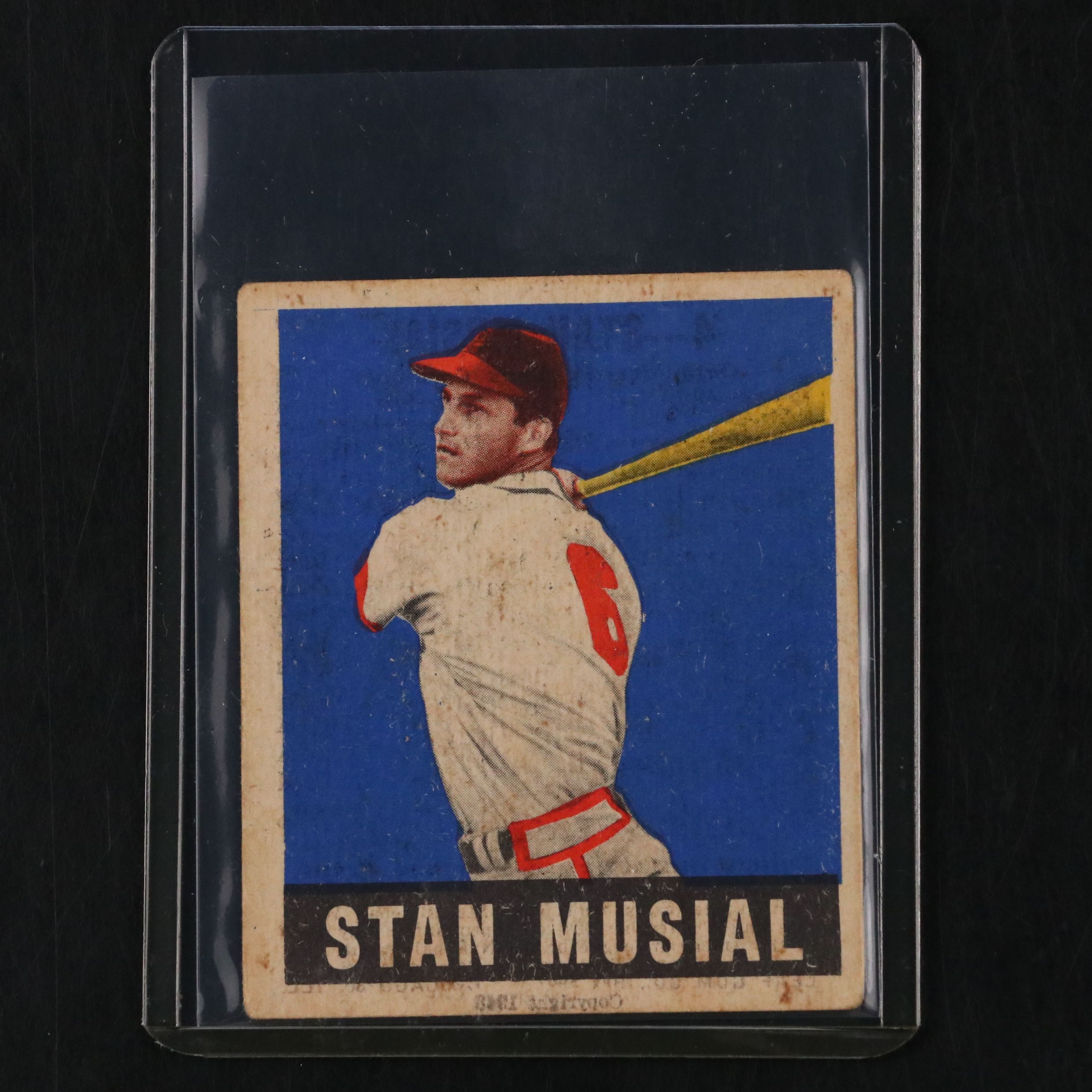 1948 Leaf Stan Musial St. Louis Cardinals Rookie Baseball Card