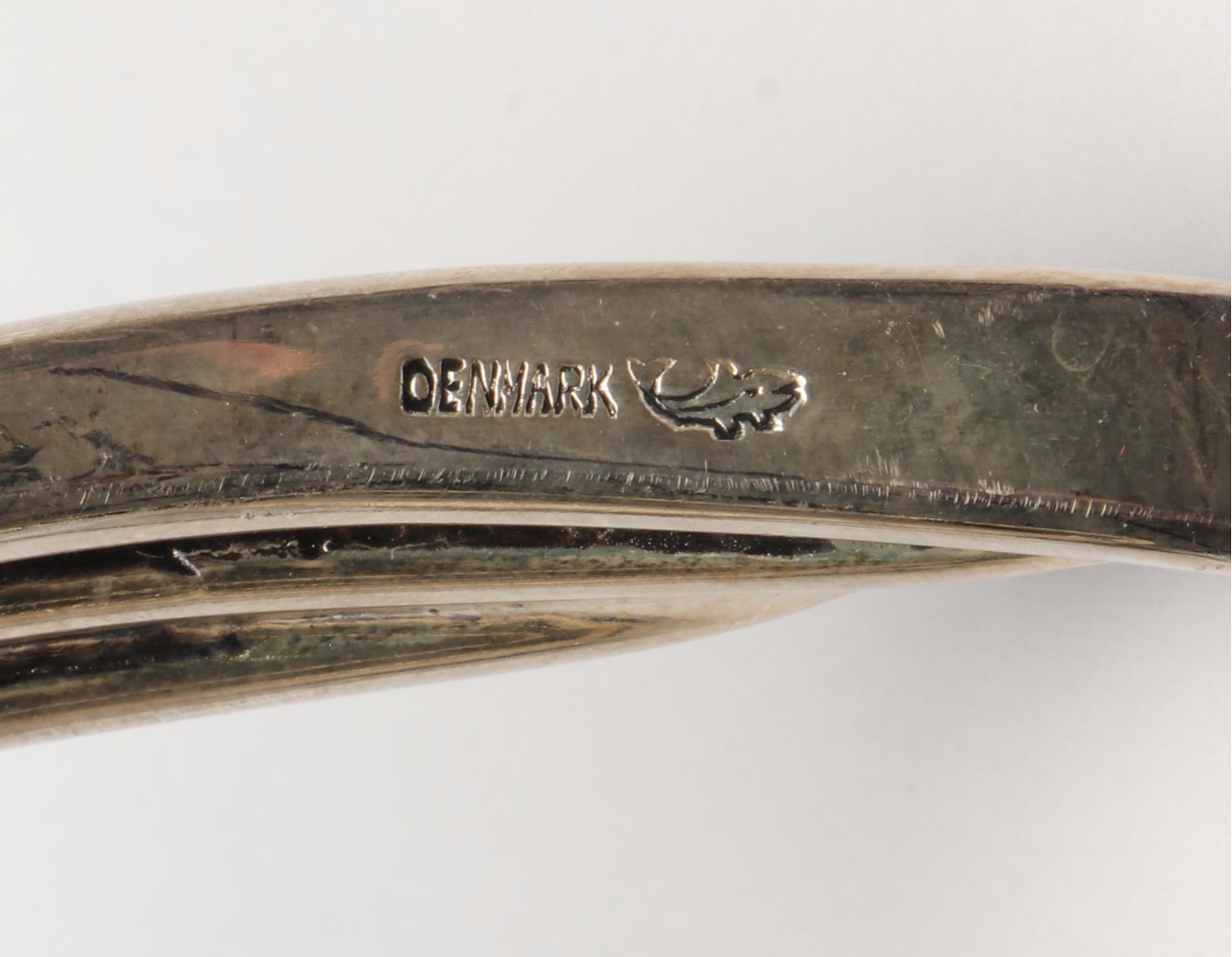 Pair of Hans Jensen Silver Plate Calla Lily Candle Holders