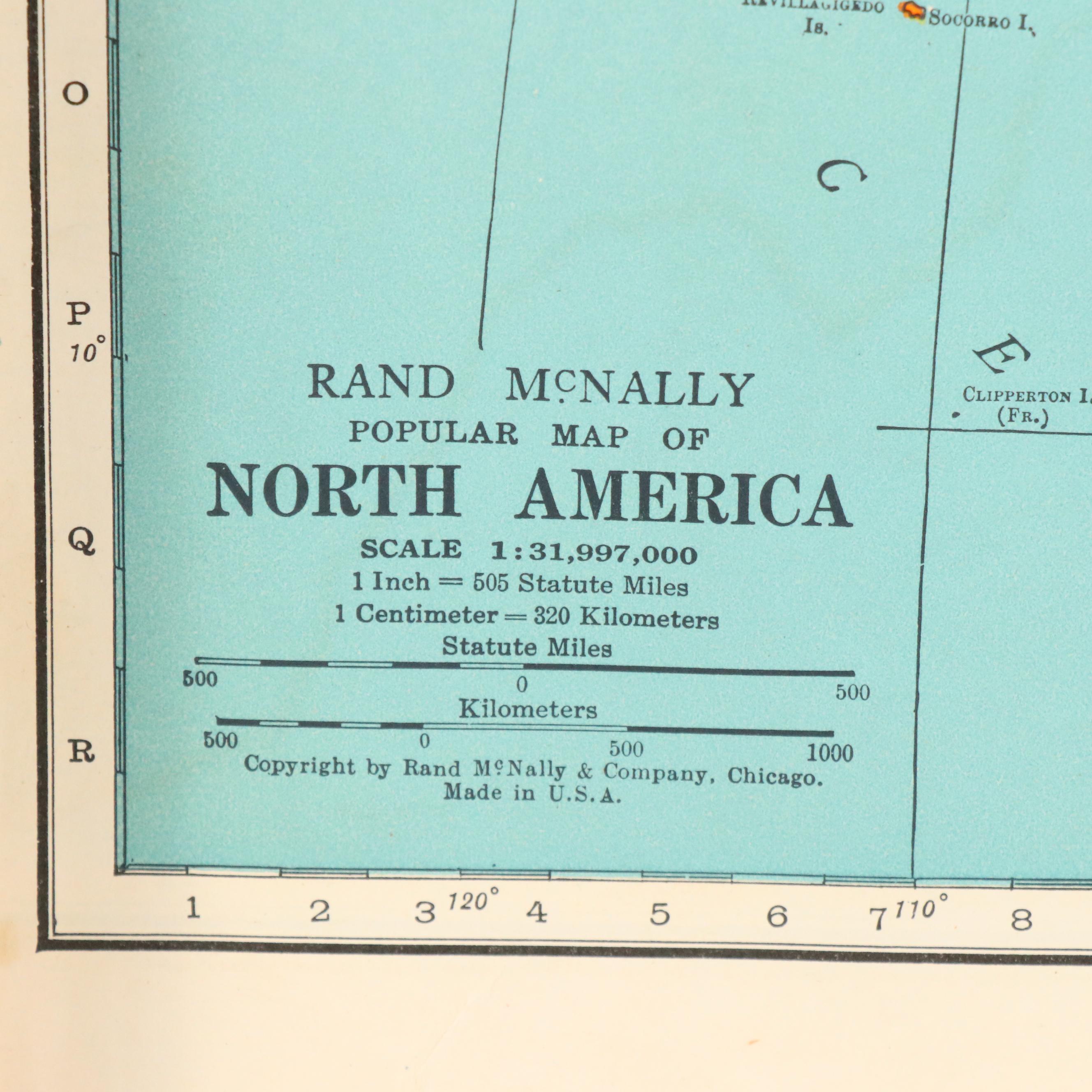 "Collier's World Atlas and Gazetteer," Mid-20th Century
