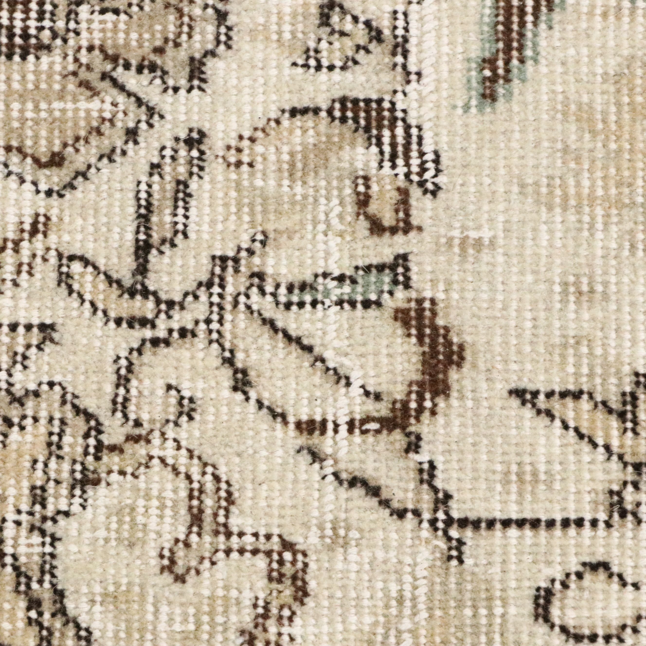 5'3 x 8'6 Hand-Knotted with Shaved, Overdyed Turkish Area Rug