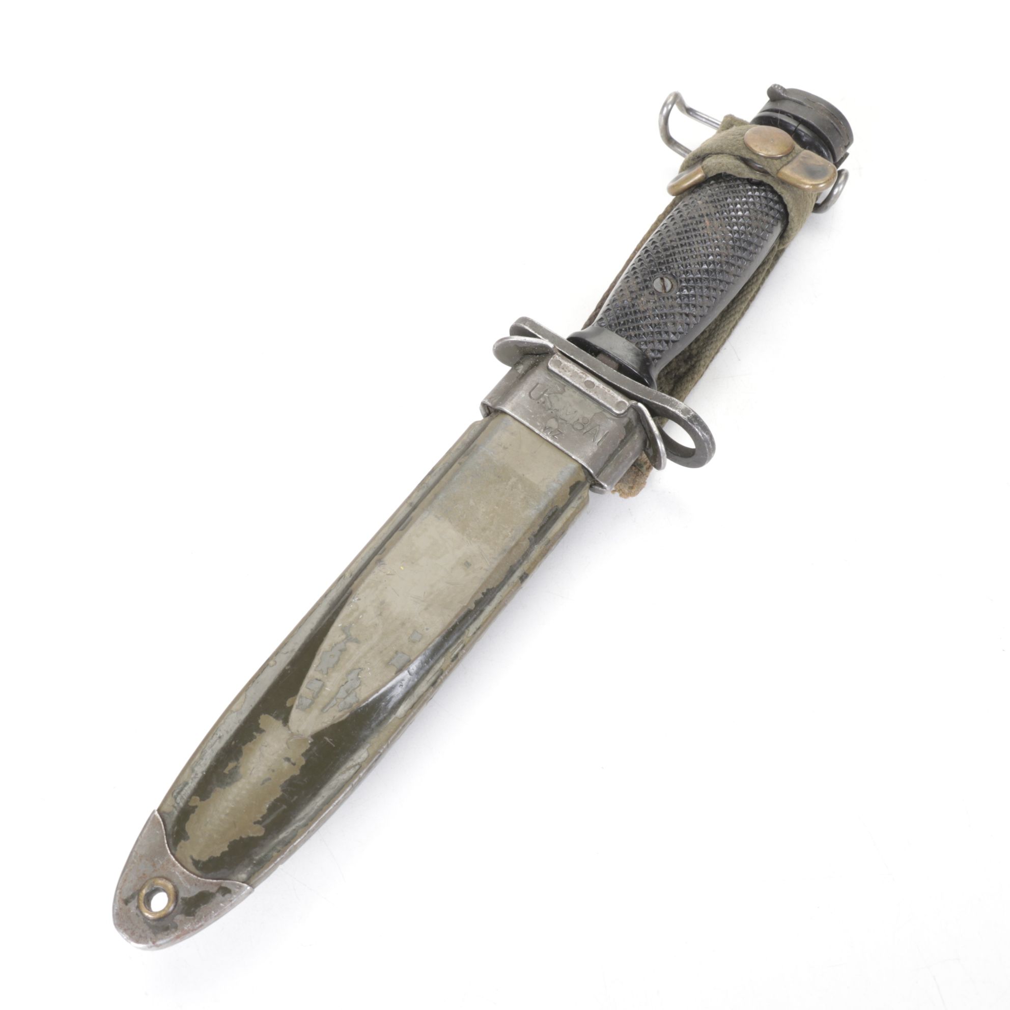 Korean K-M4 Fixed Blade Bayonet with M8A1 Sheath