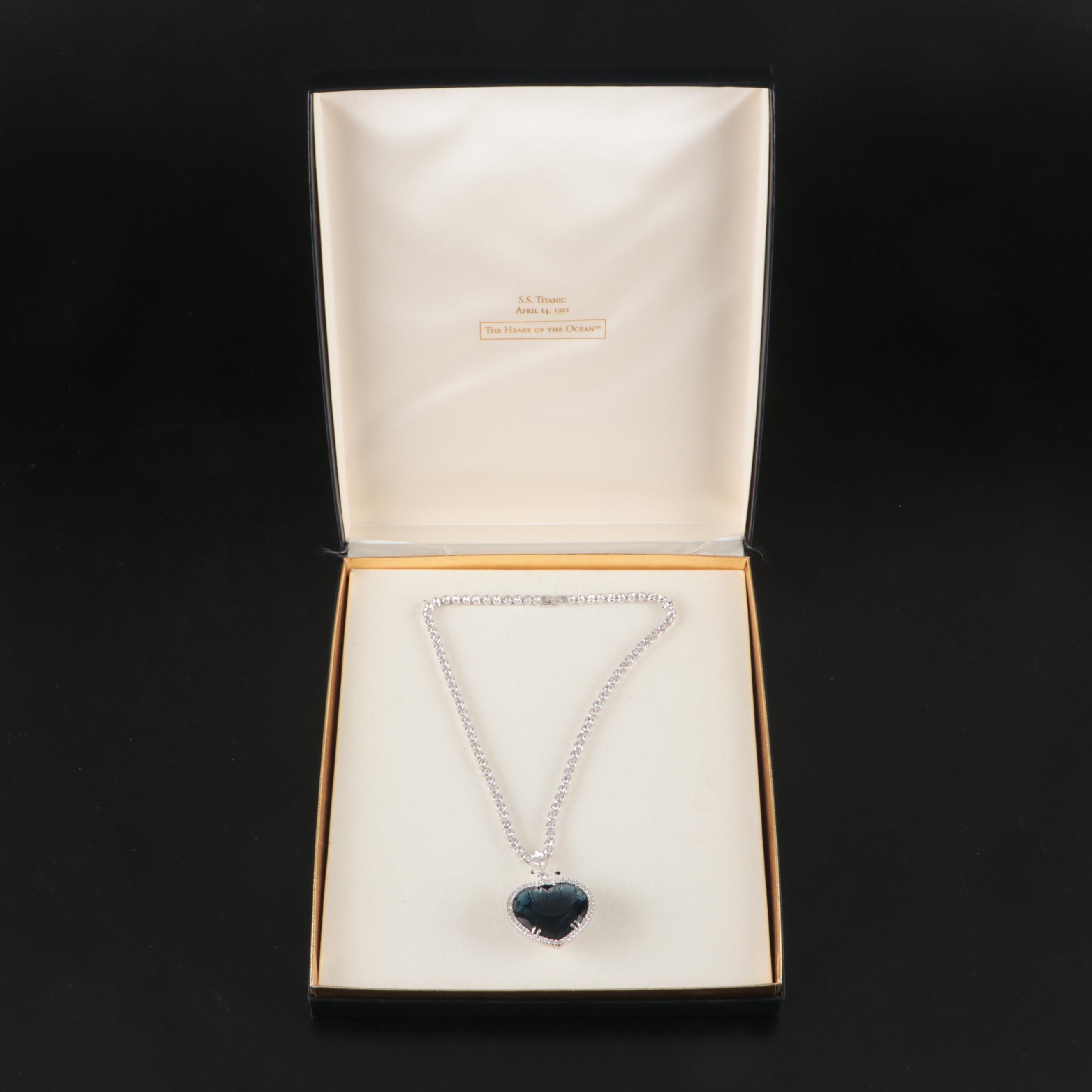 J. Peterman Company "Titanic: Heart of the Ocean" Reproduction Necklace
