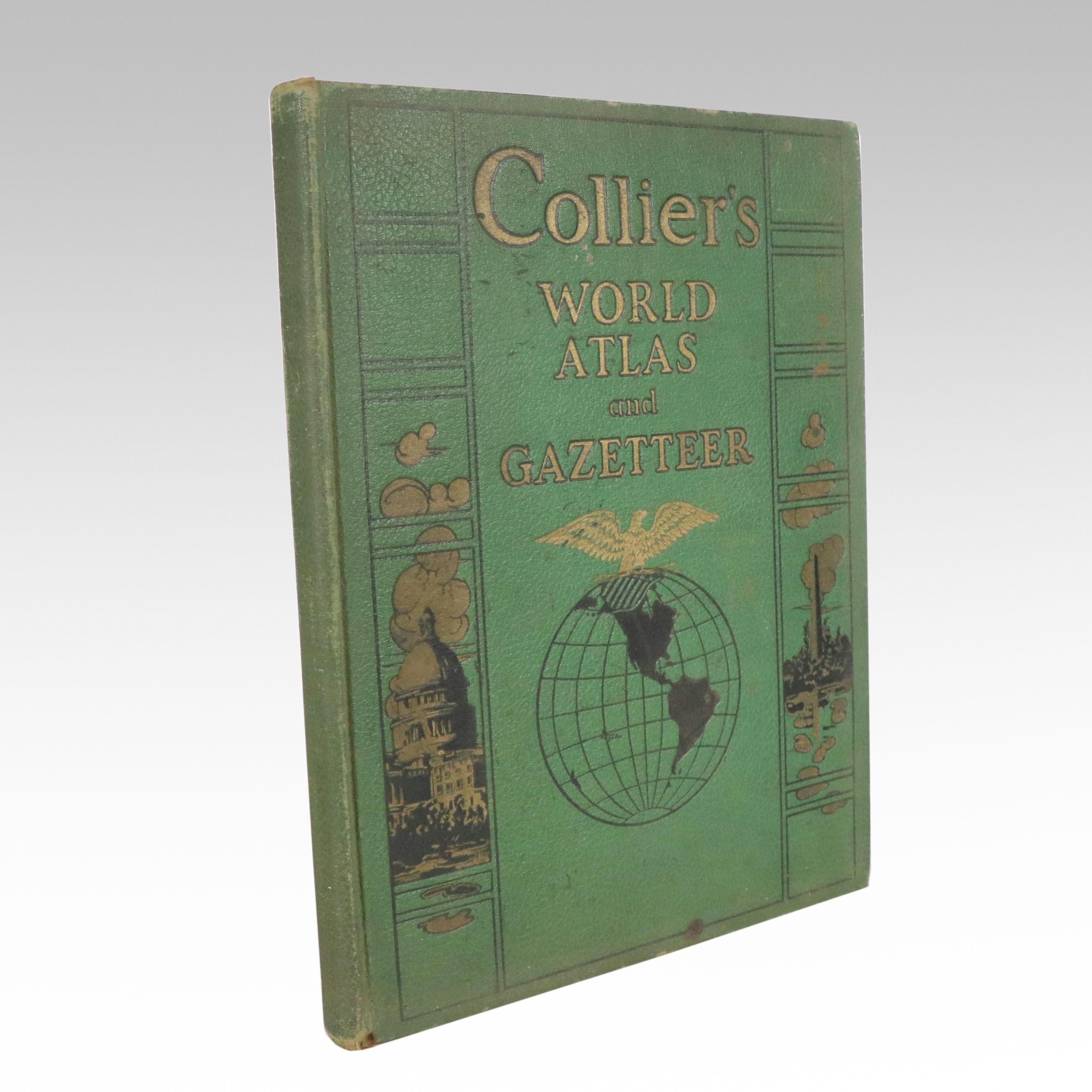 "Collier's World Atlas and Gazetteer," Mid-20th Century