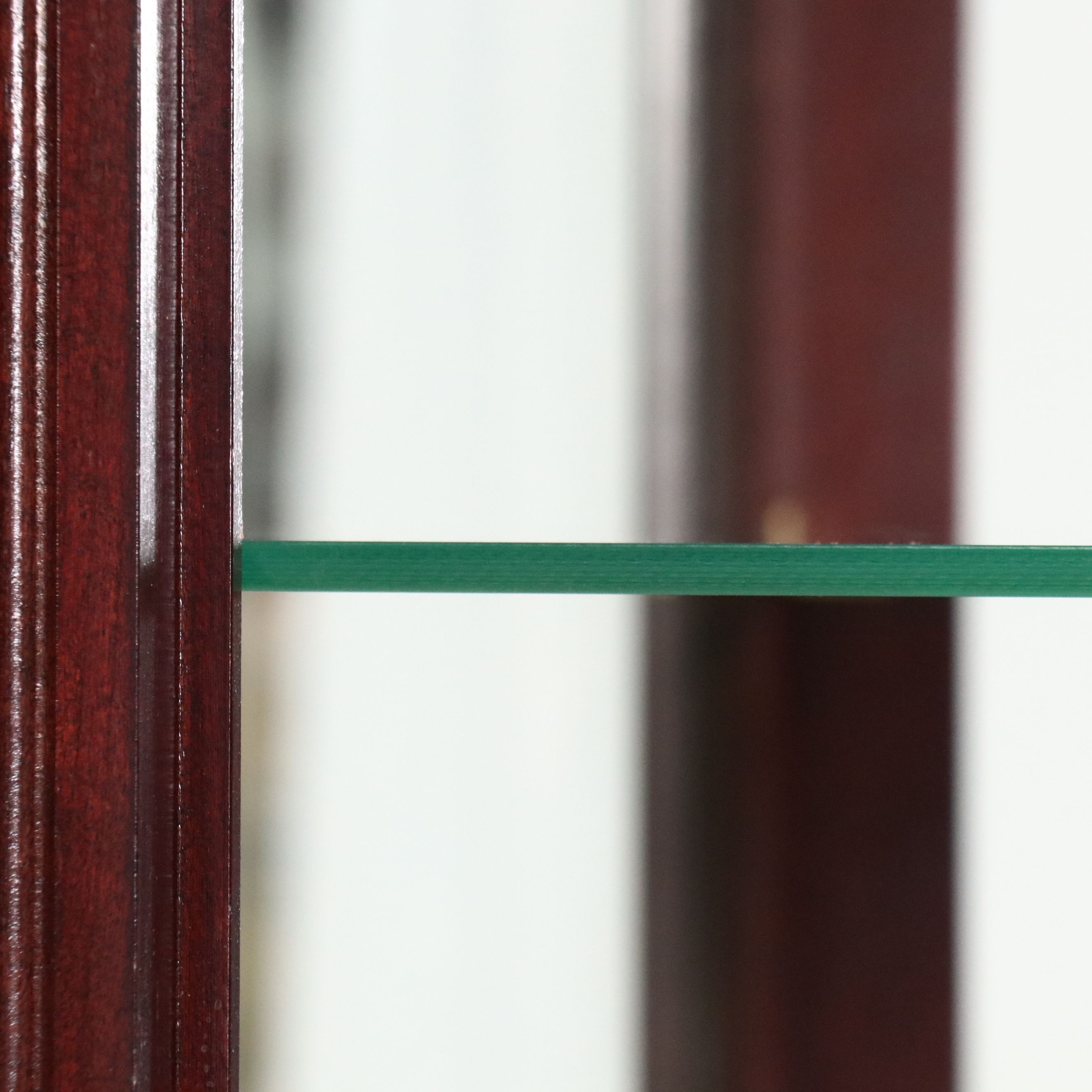 Jasper Cabinet Co. Illuminated Mahogany China Cabinet