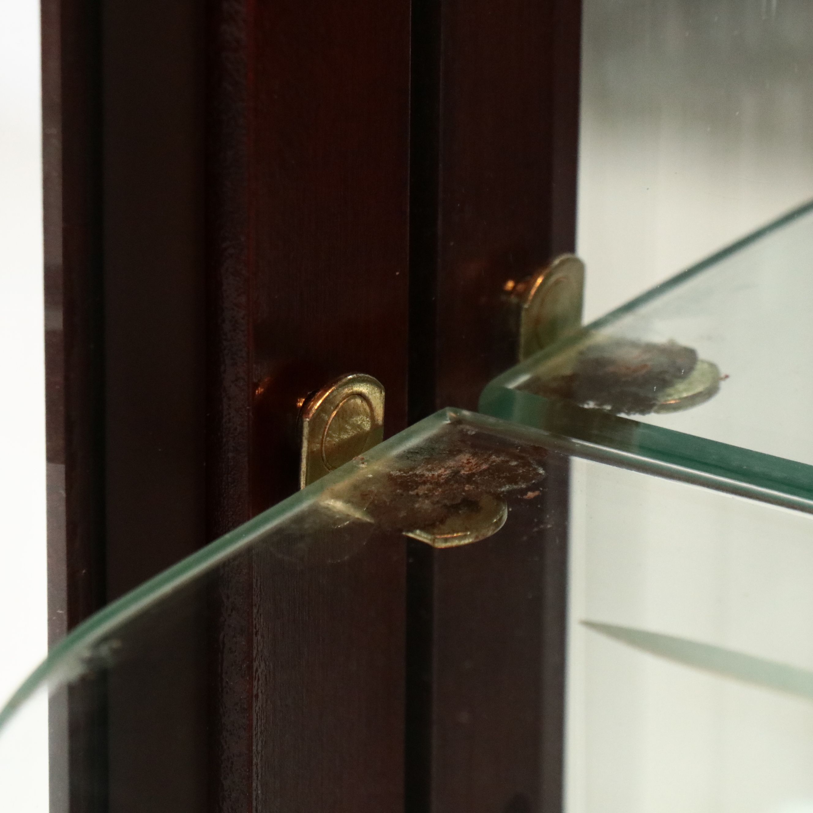 Jasper Cabinet Co. Illuminated Mahogany China Cabinet