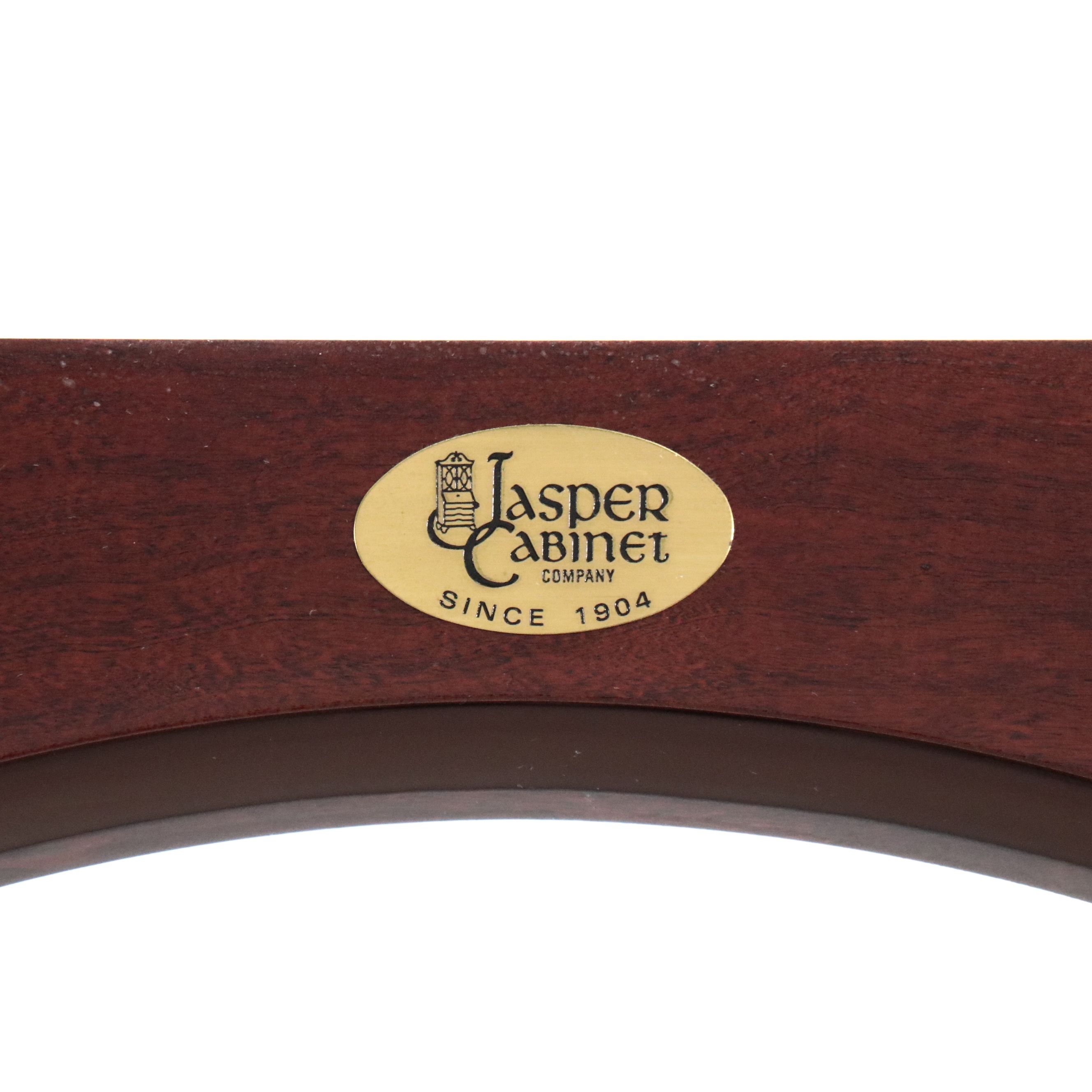 Jasper Cabinet Co. Illuminated Mahogany China Cabinet