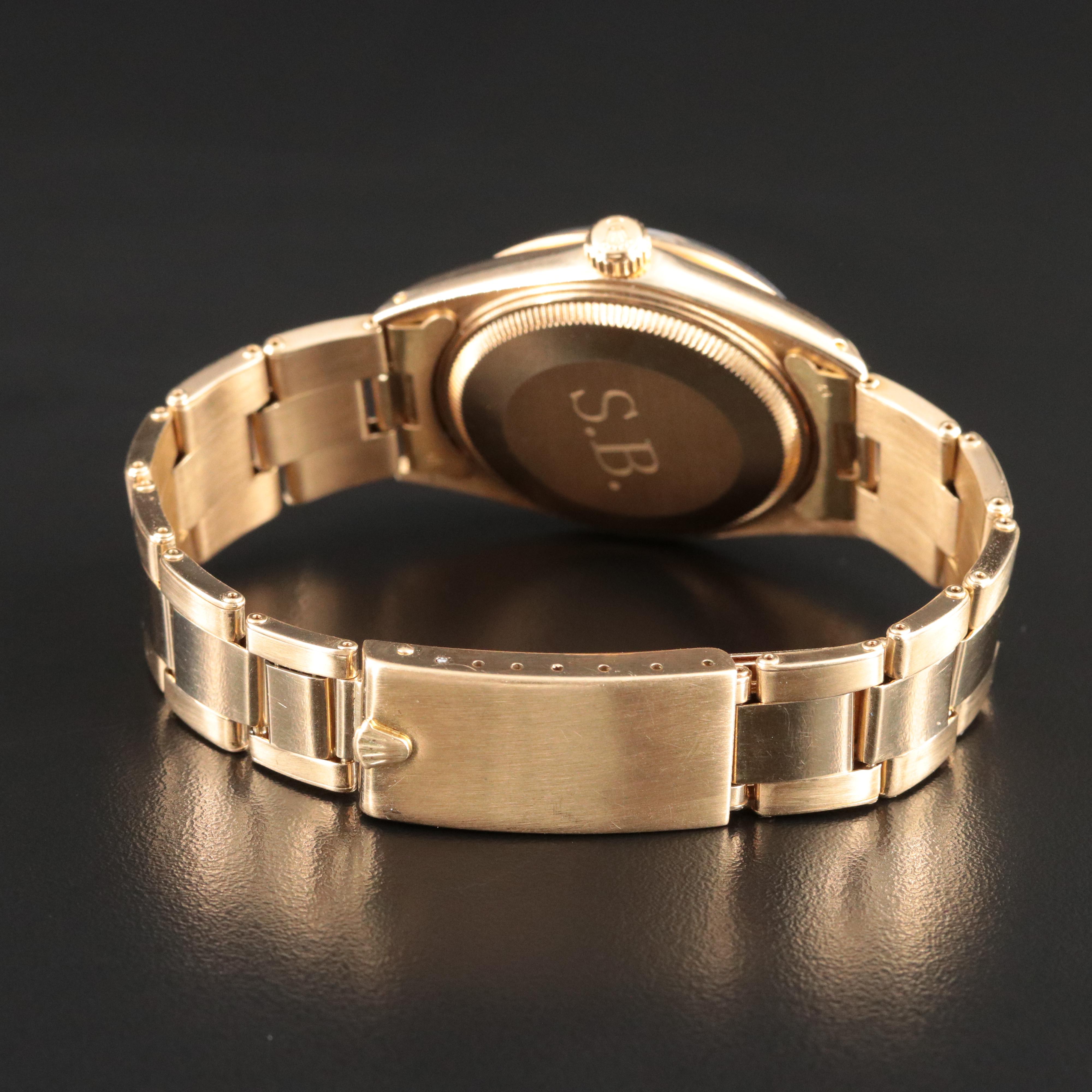 14K Rolex Oyster Perpetual Date 1503 Vintage Watch c.1970