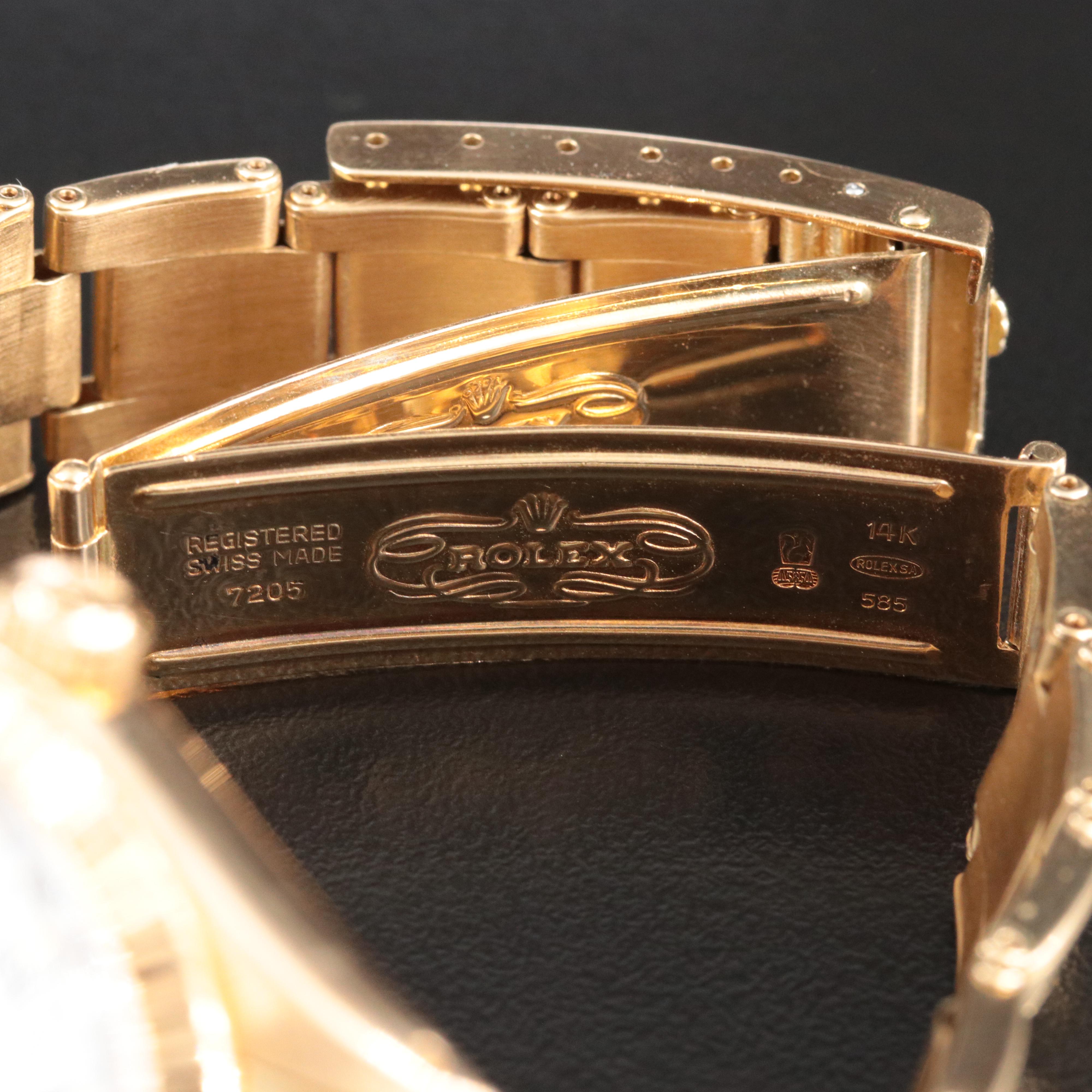 14K Rolex Oyster Perpetual Date 1503 Vintage Watch c.1970