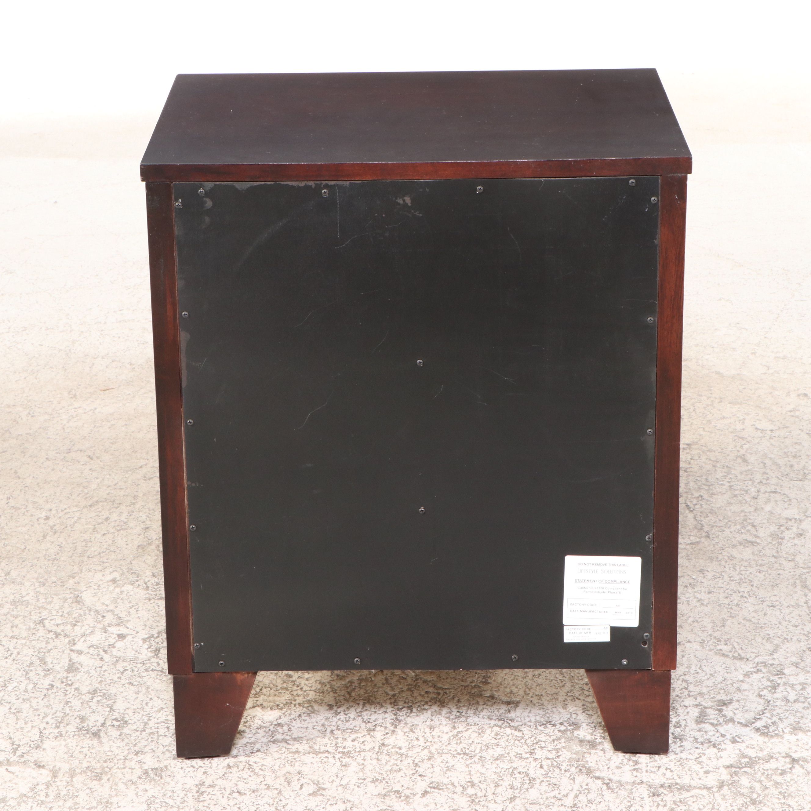 Pair of Lifestyle Solutions Two-Drawer Nightstands