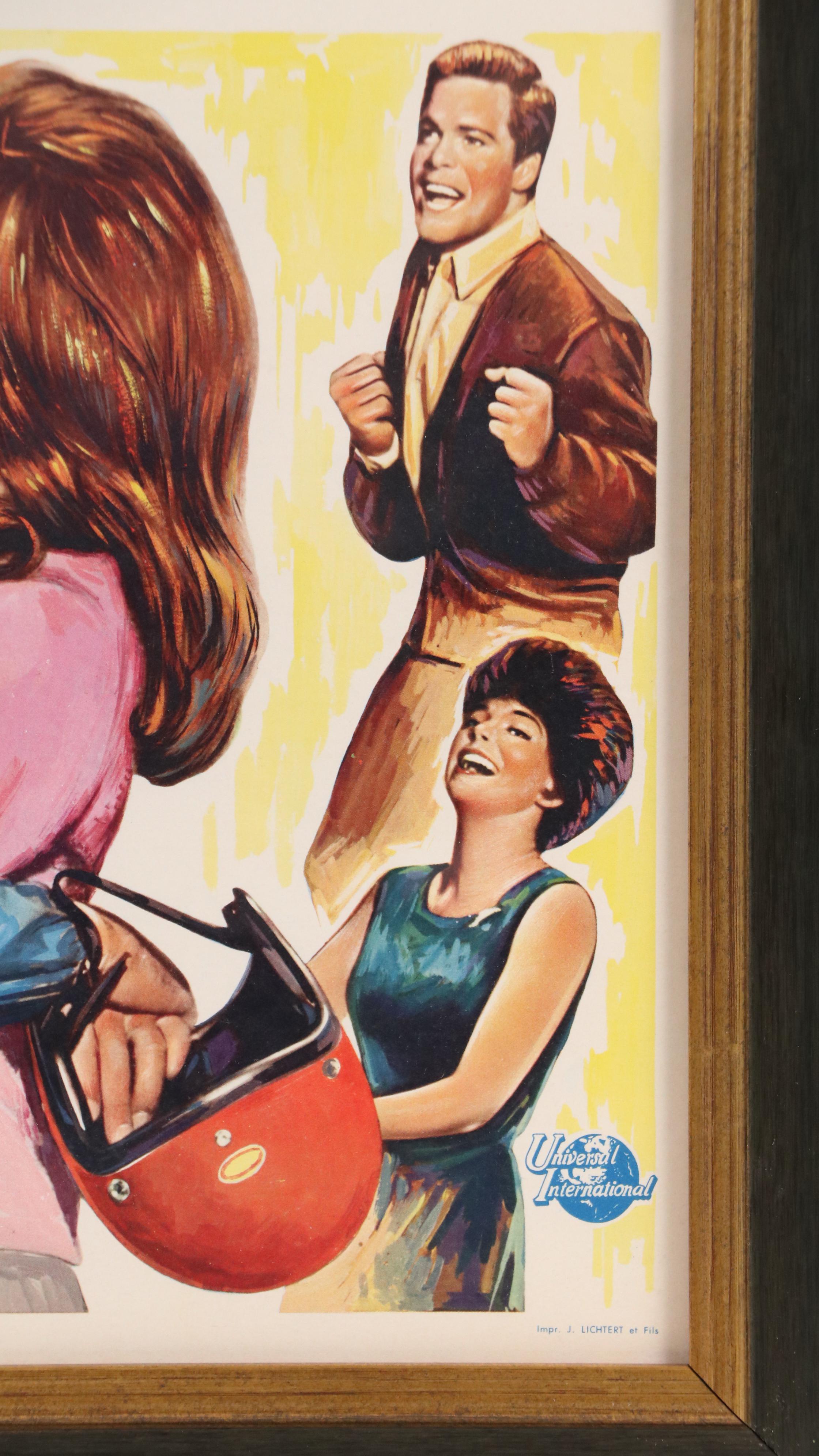 Offset Lithograph "Plein Phares (The Lively Set)" Movie Poster, 1964