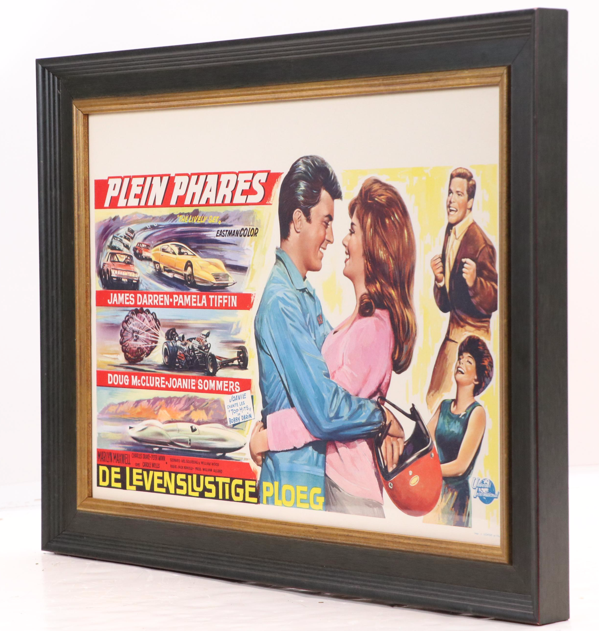 Offset Lithograph "Plein Phares (The Lively Set)" Movie Poster, 1964