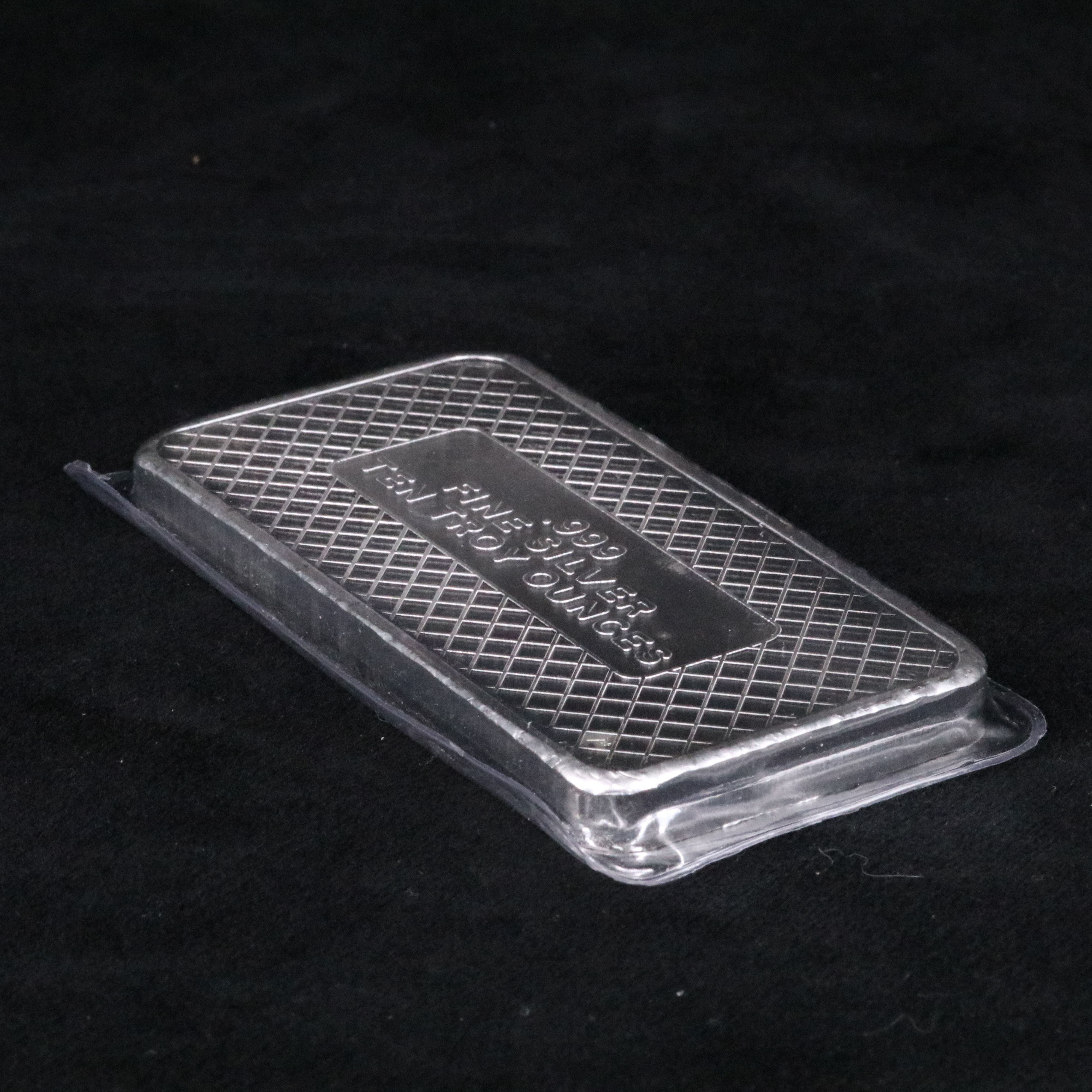 American Flag Themed Ten Troy Ounce Silver Bar