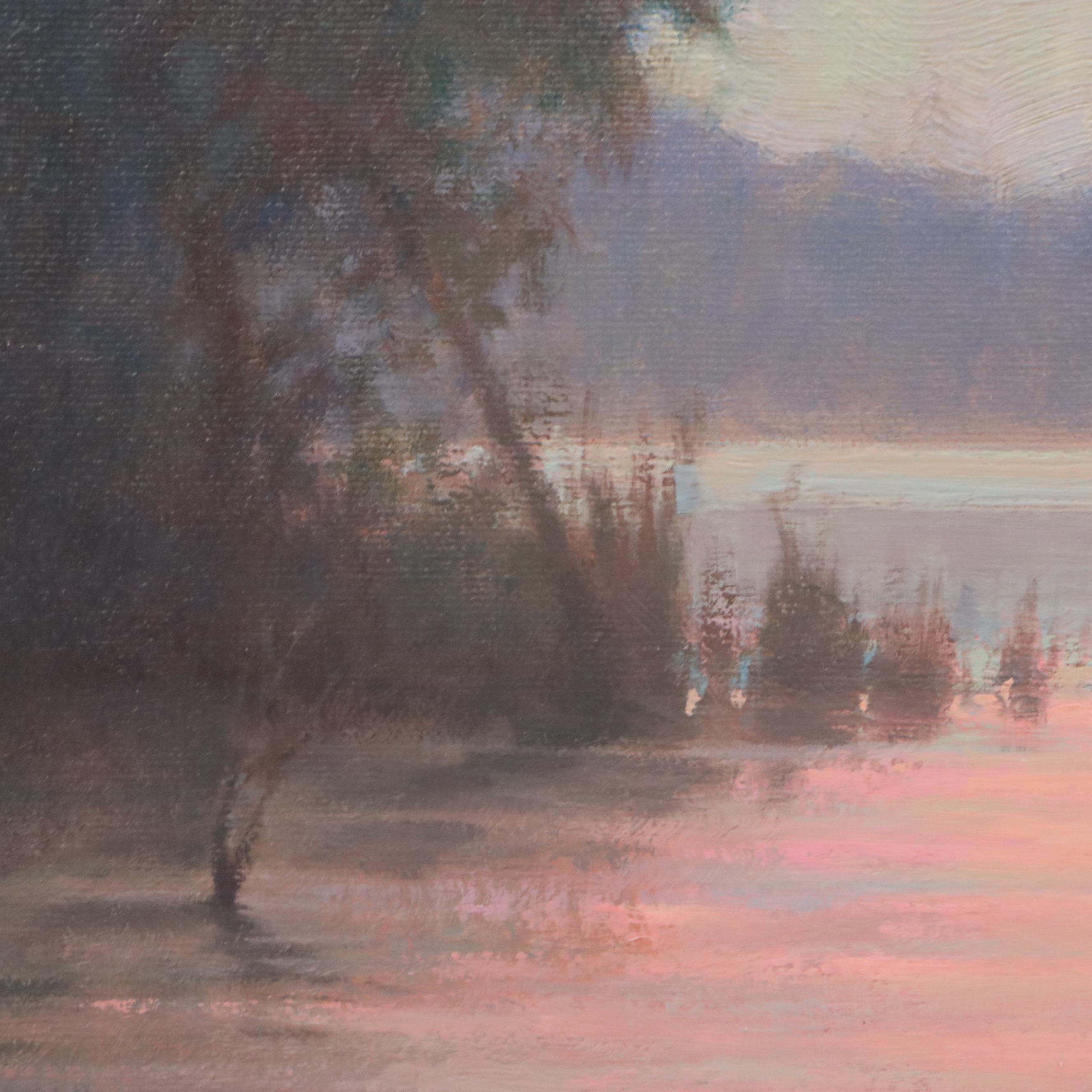 Chuck Marshall Oil Painting "Evening Storm"