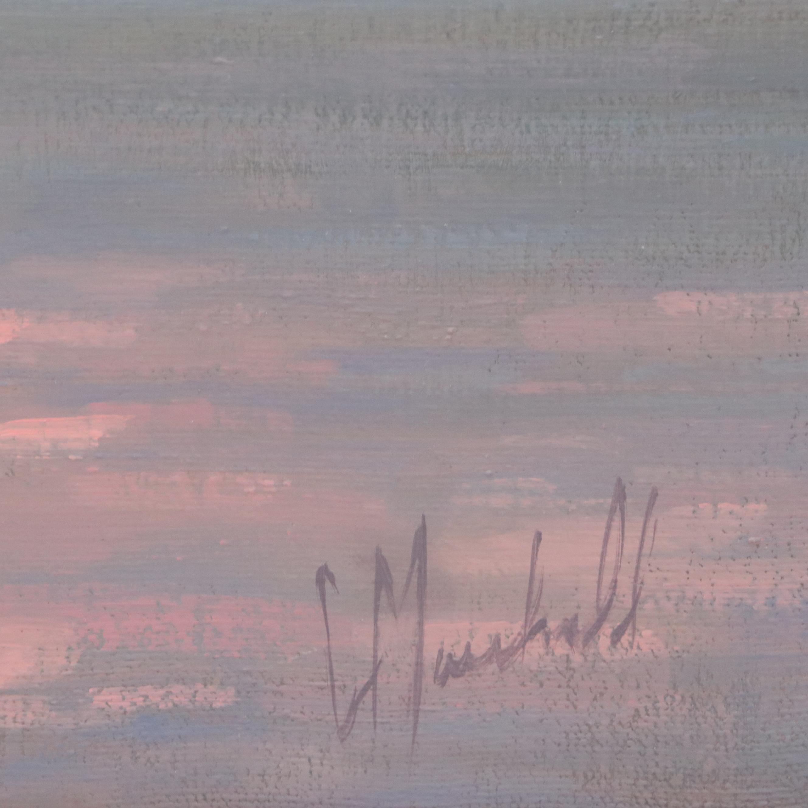 Chuck Marshall Oil Painting "Evening Storm"