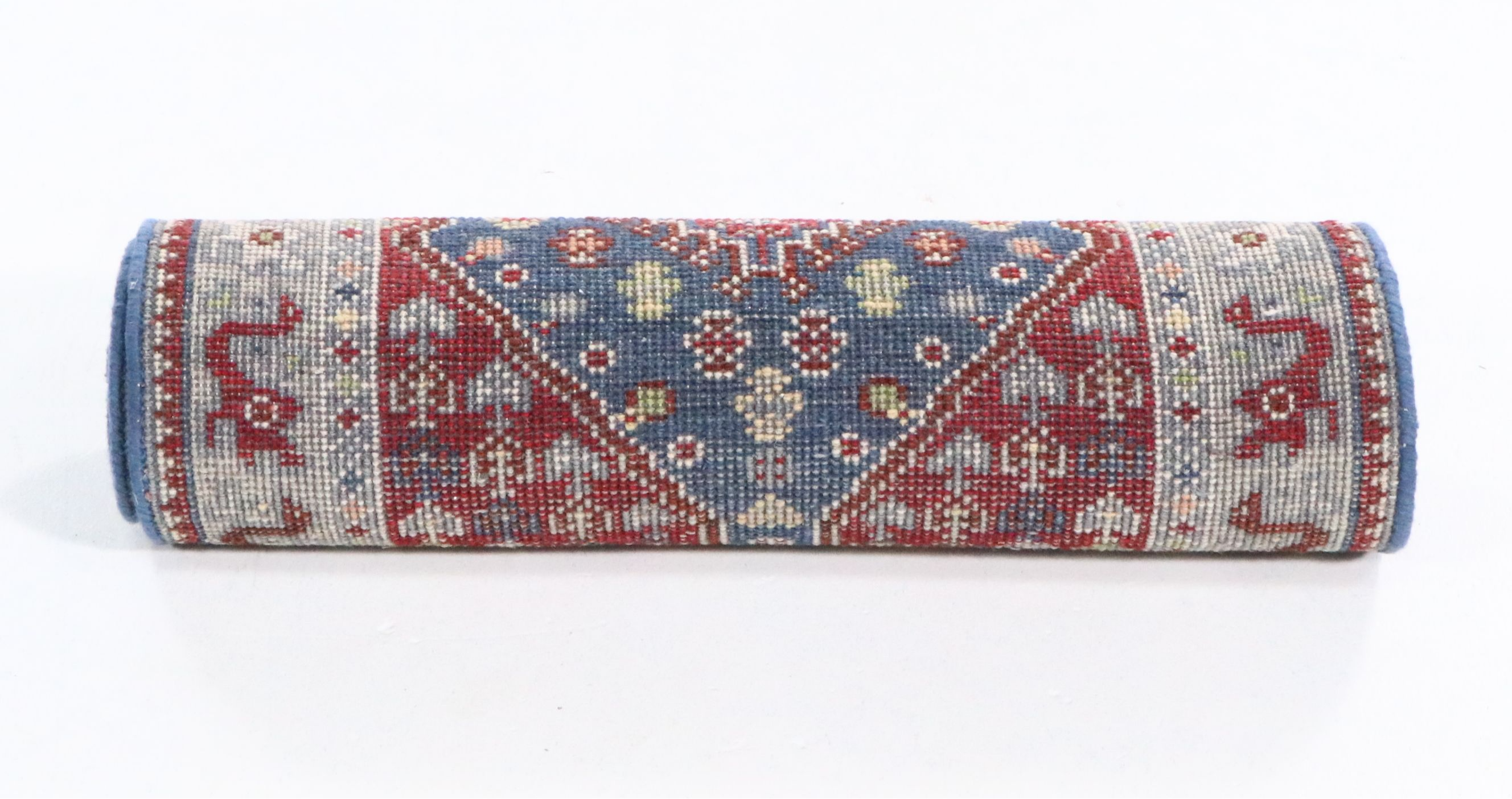 2'7 x 8'2 Hand-Knotted Indo-Persian Heriz Carpet Runner