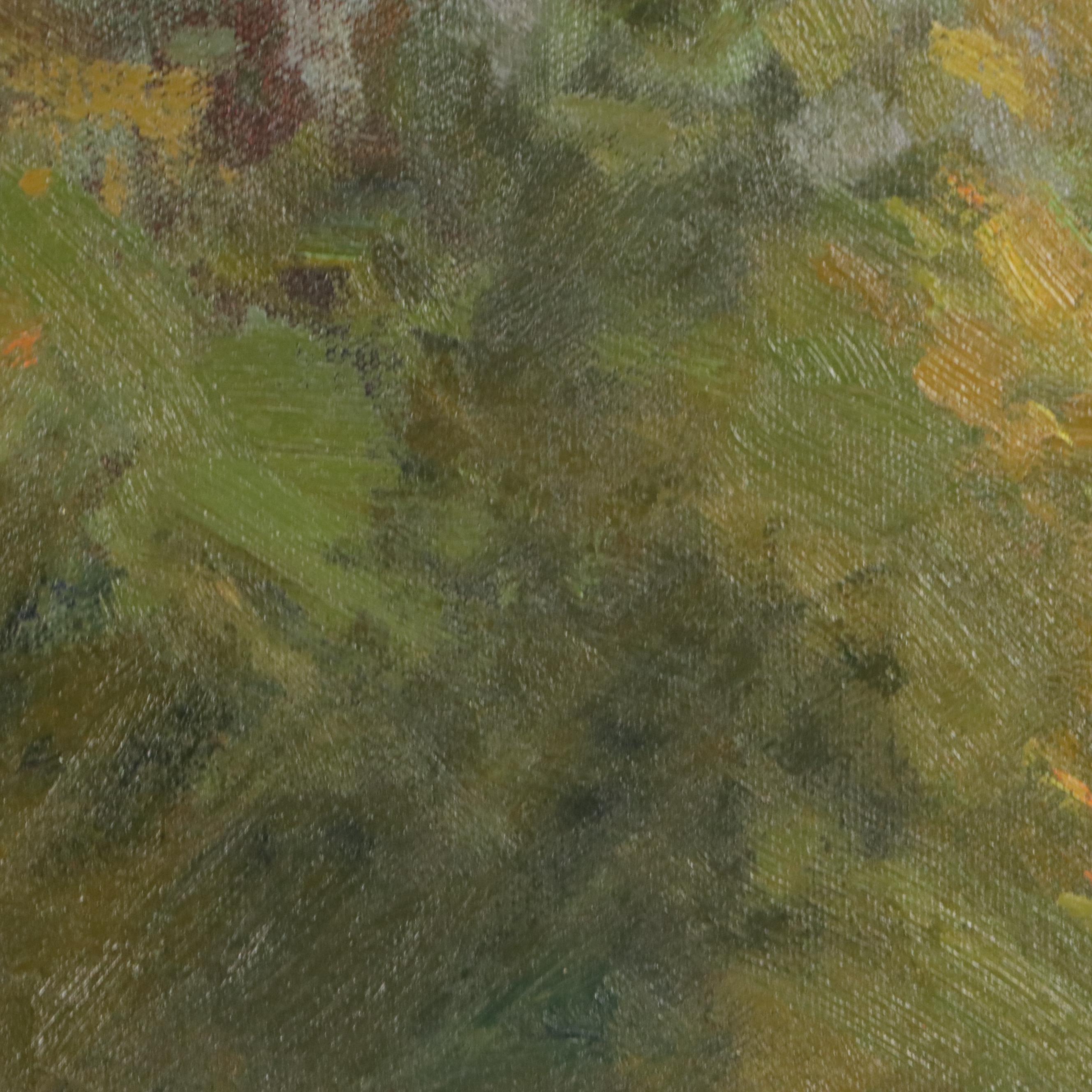 Chuck Marshall Landscape Oil Painting "Lake Logan"