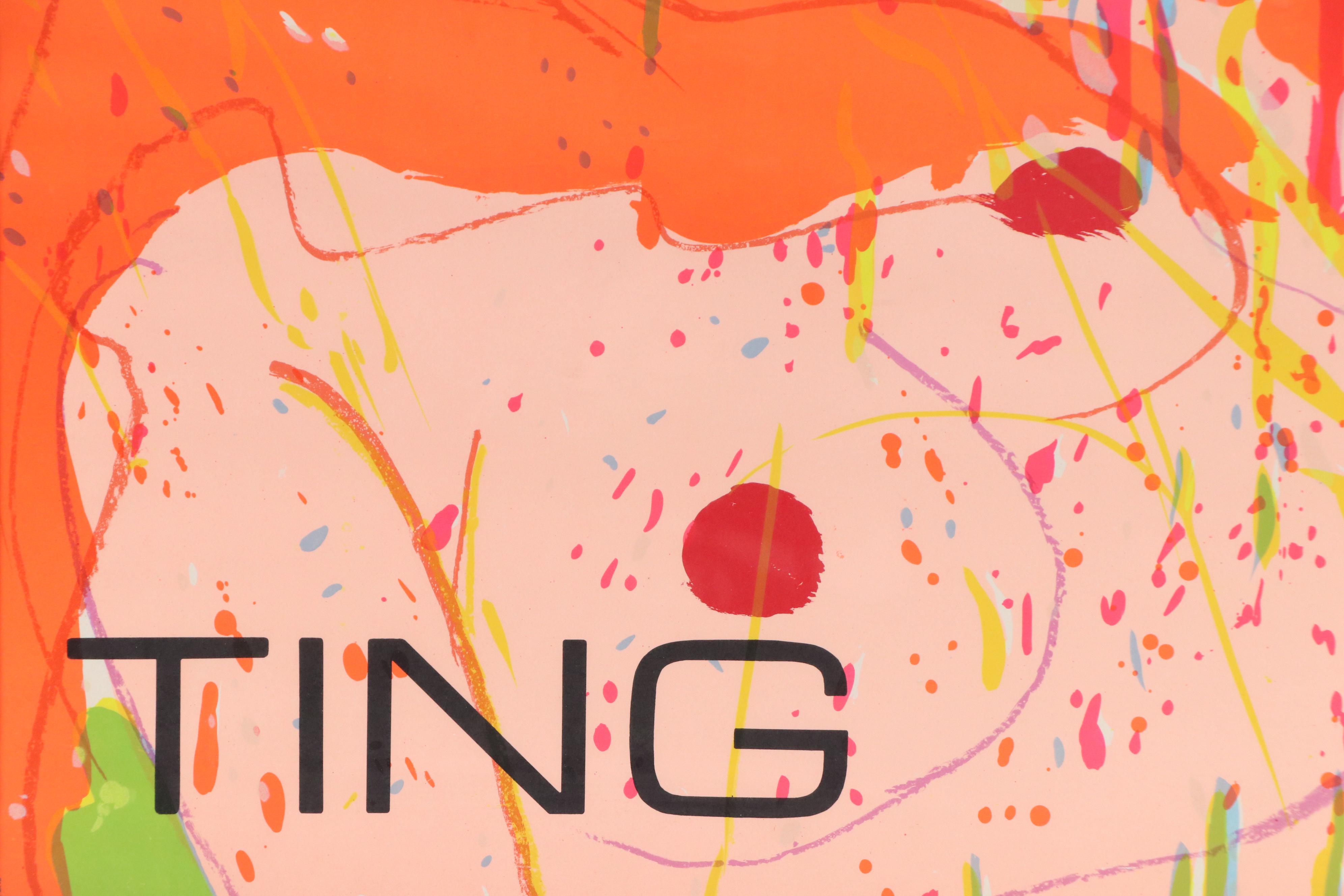 Walasse Ting Exhibition Lithograph Poster for Galerie Maeght, 1974