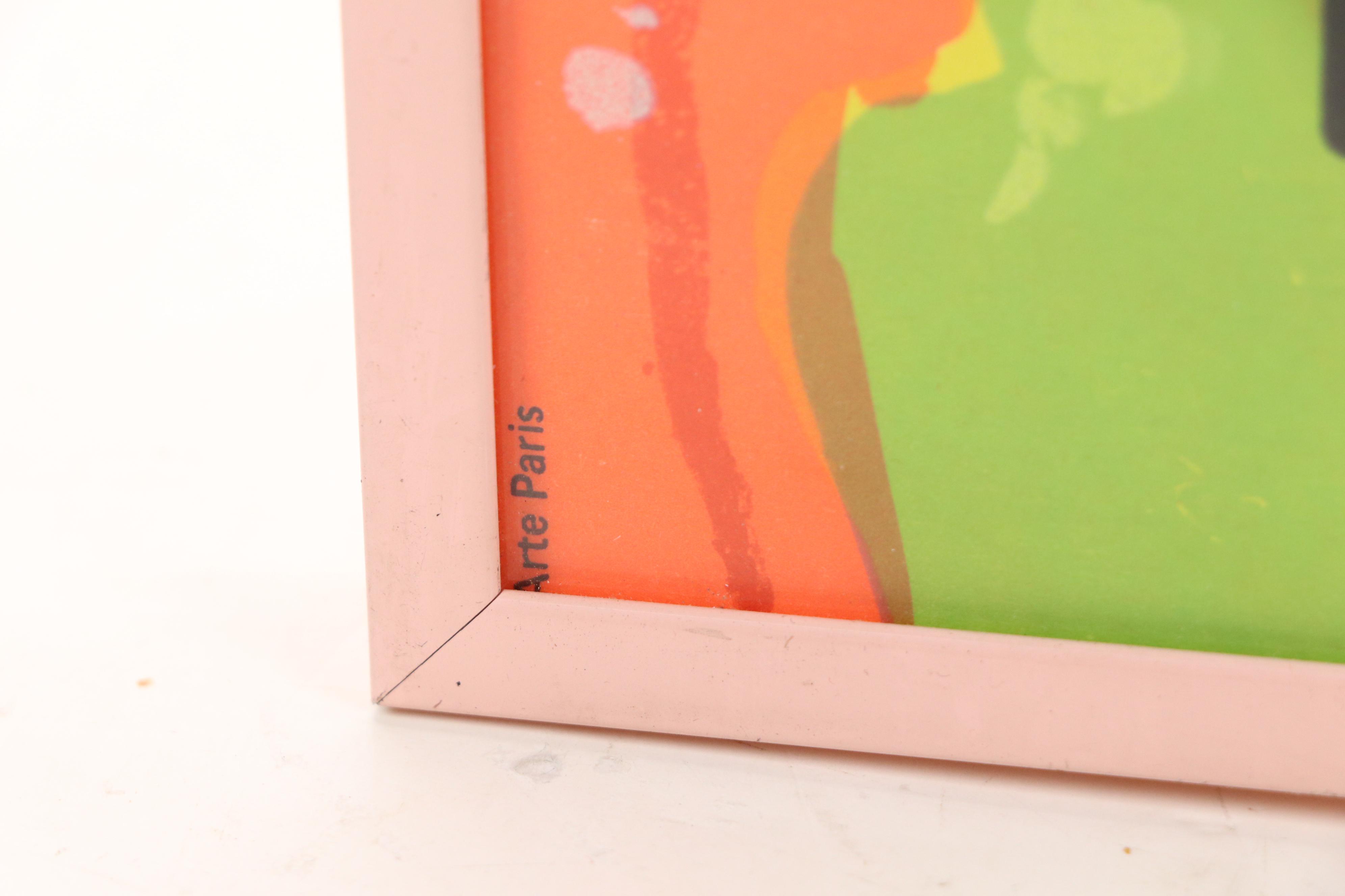 Walasse Ting Exhibition Lithograph Poster for Galerie Maeght, 1974