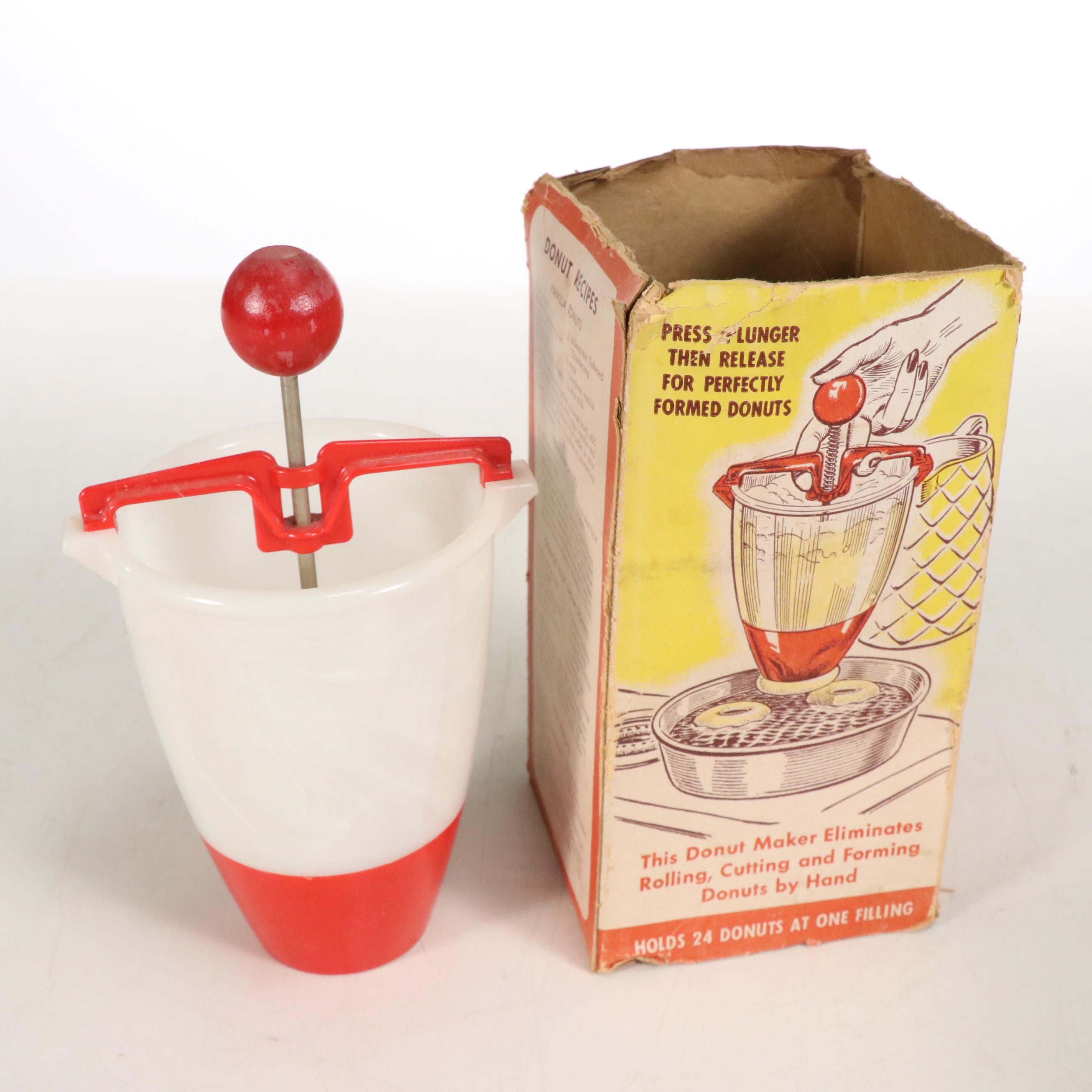 Vintage Juice-O-Mat Juicer, Donut Maker, and More Kitchenware