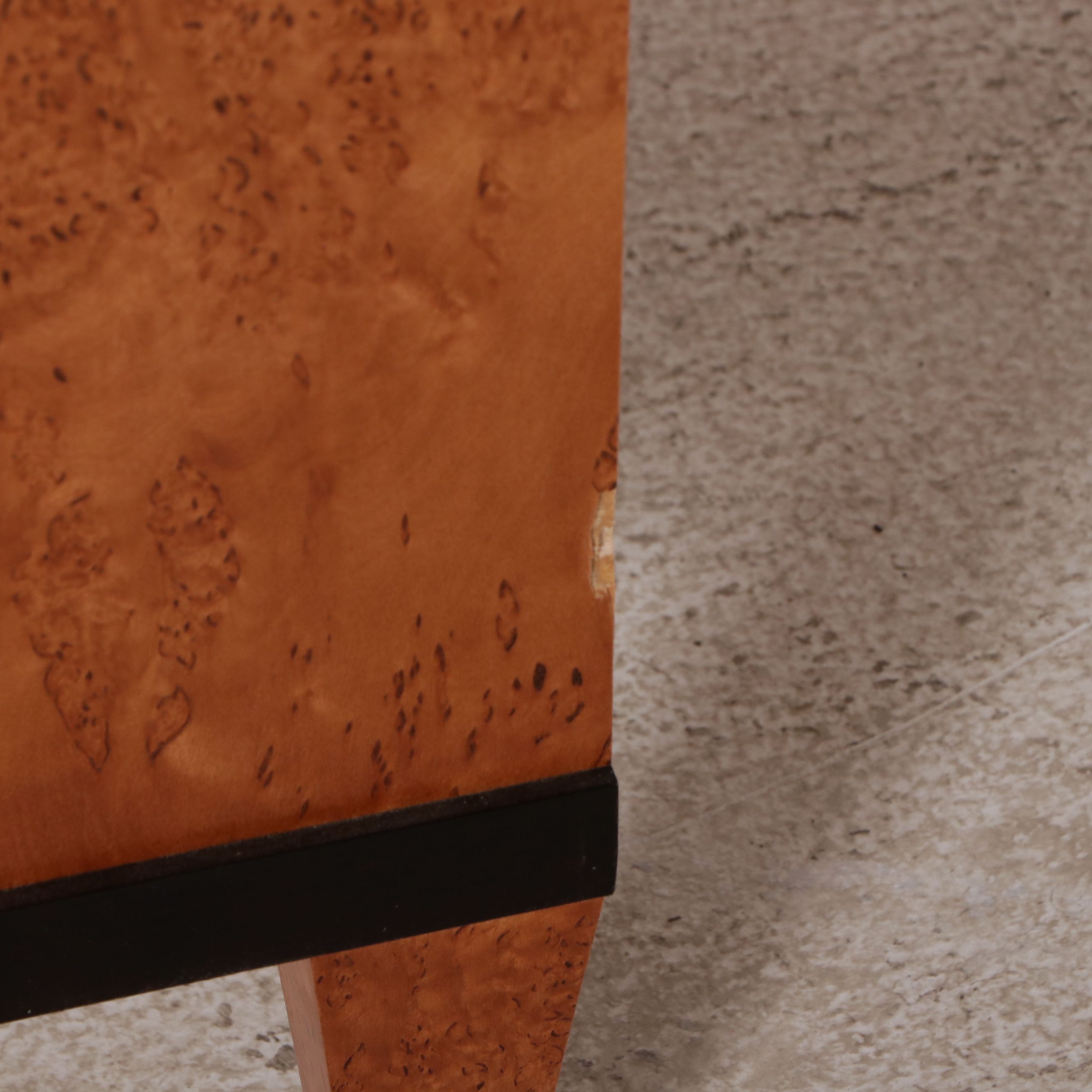 Biedermeier Style Burl Secrétaire à Abattant