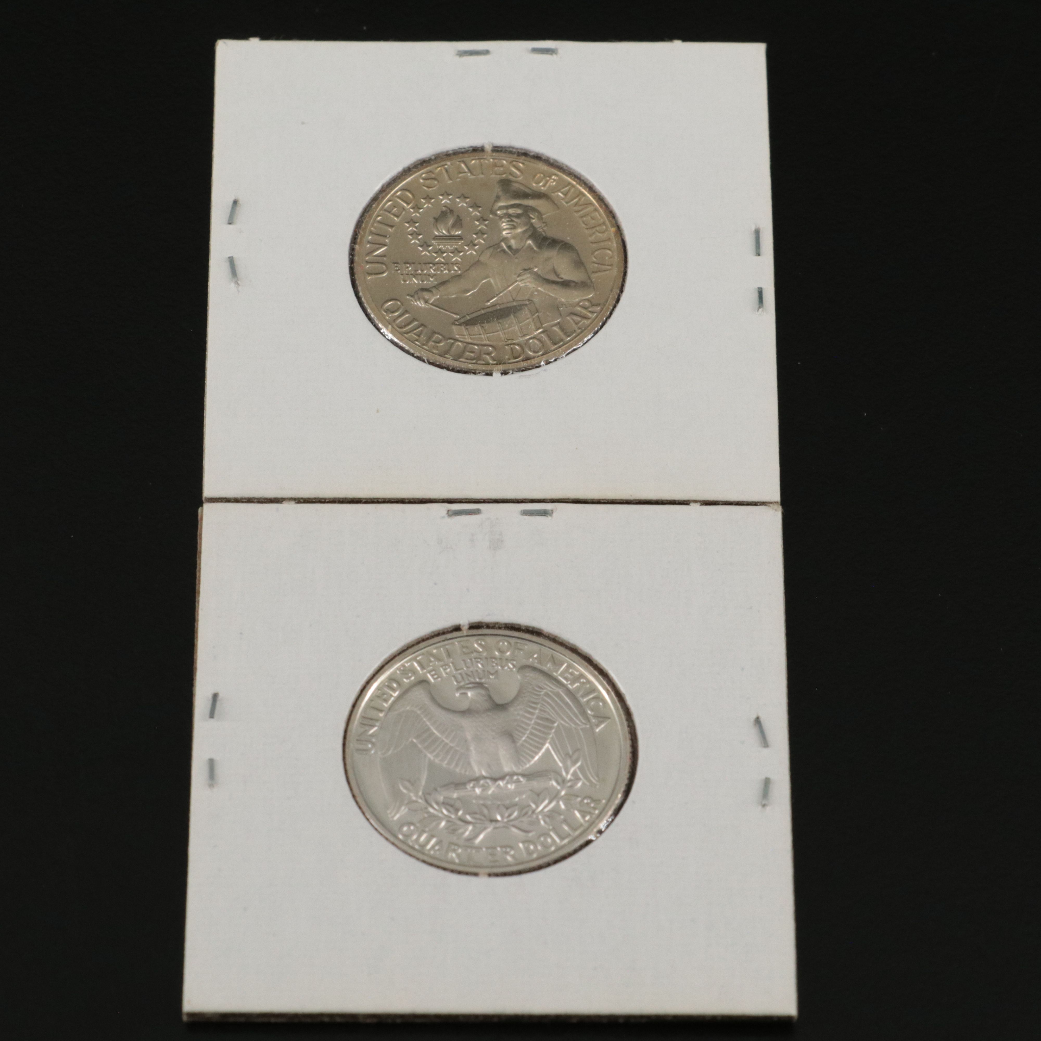 Six Washington Silver Quarters, Including Proofs