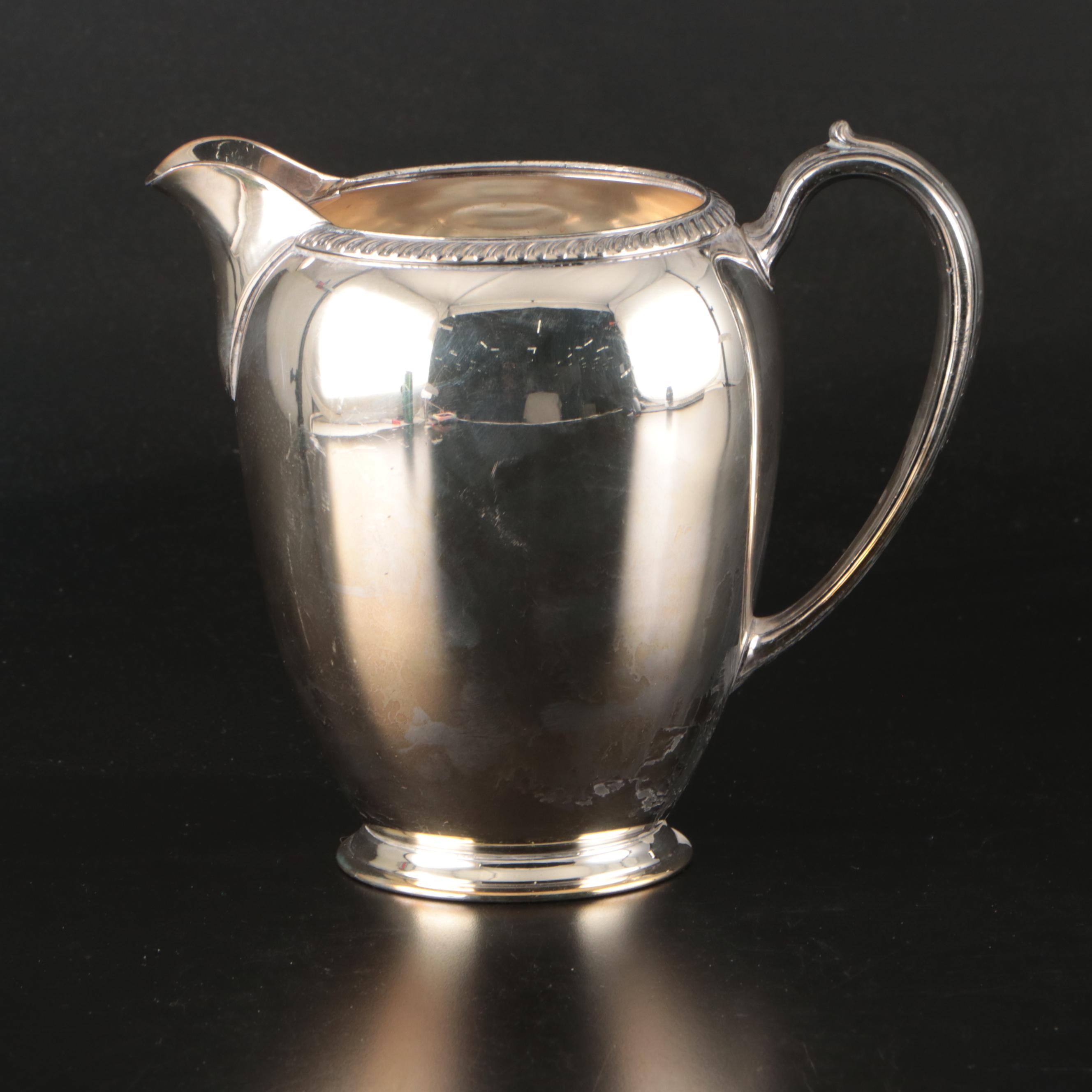 Silver Plate Coffee Set Including Oneida "Fiesta" and Lehman Brothers