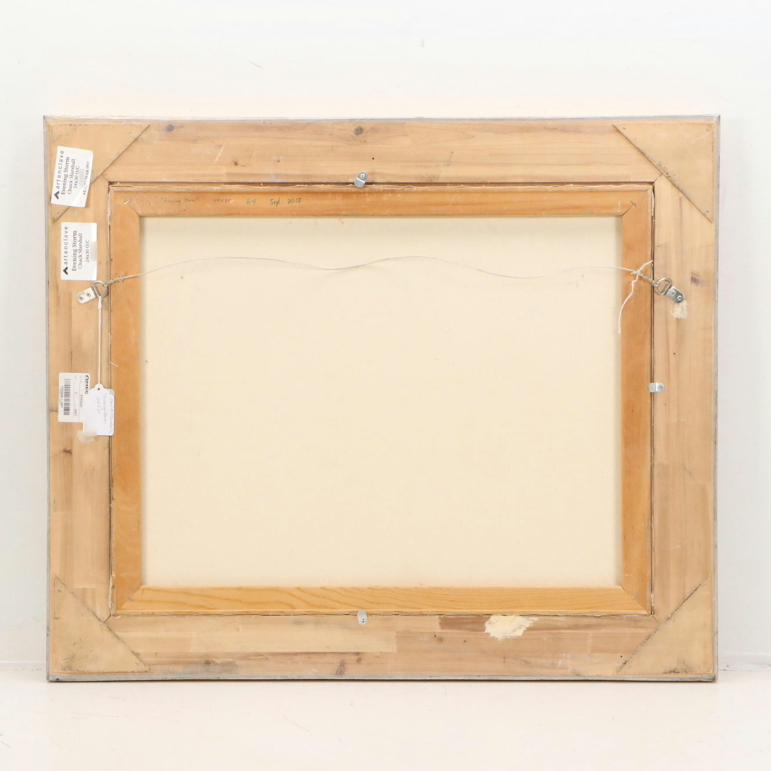 Chuck Marshall Oil Painting "Evening Storm"