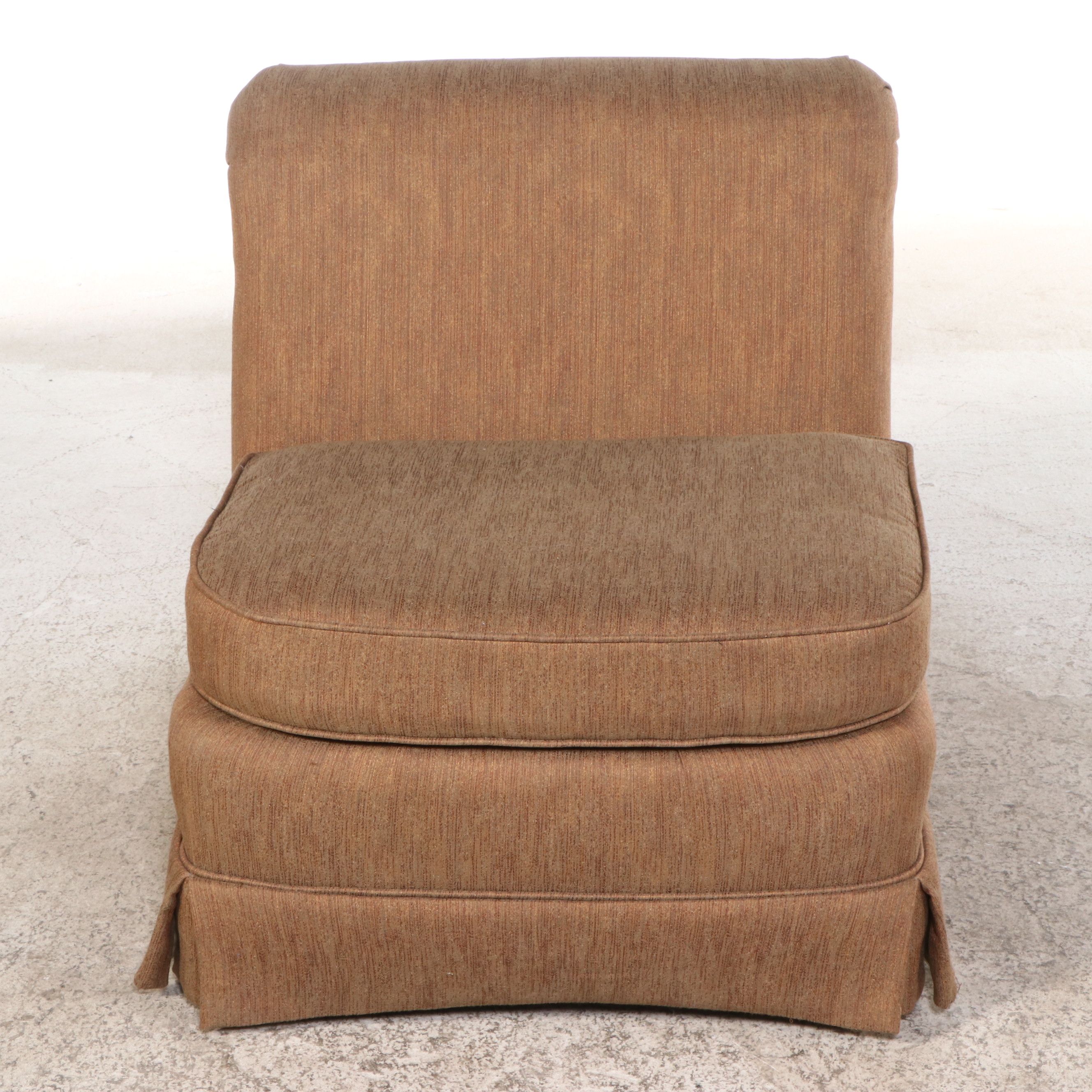 Upholstered Slipper Chair