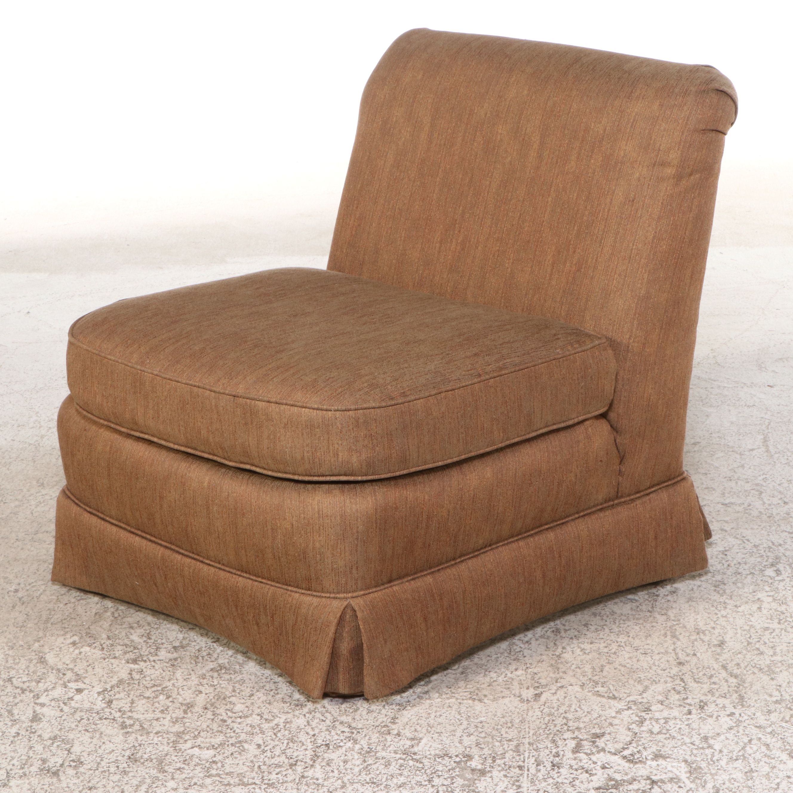 Upholstered Slipper Chair