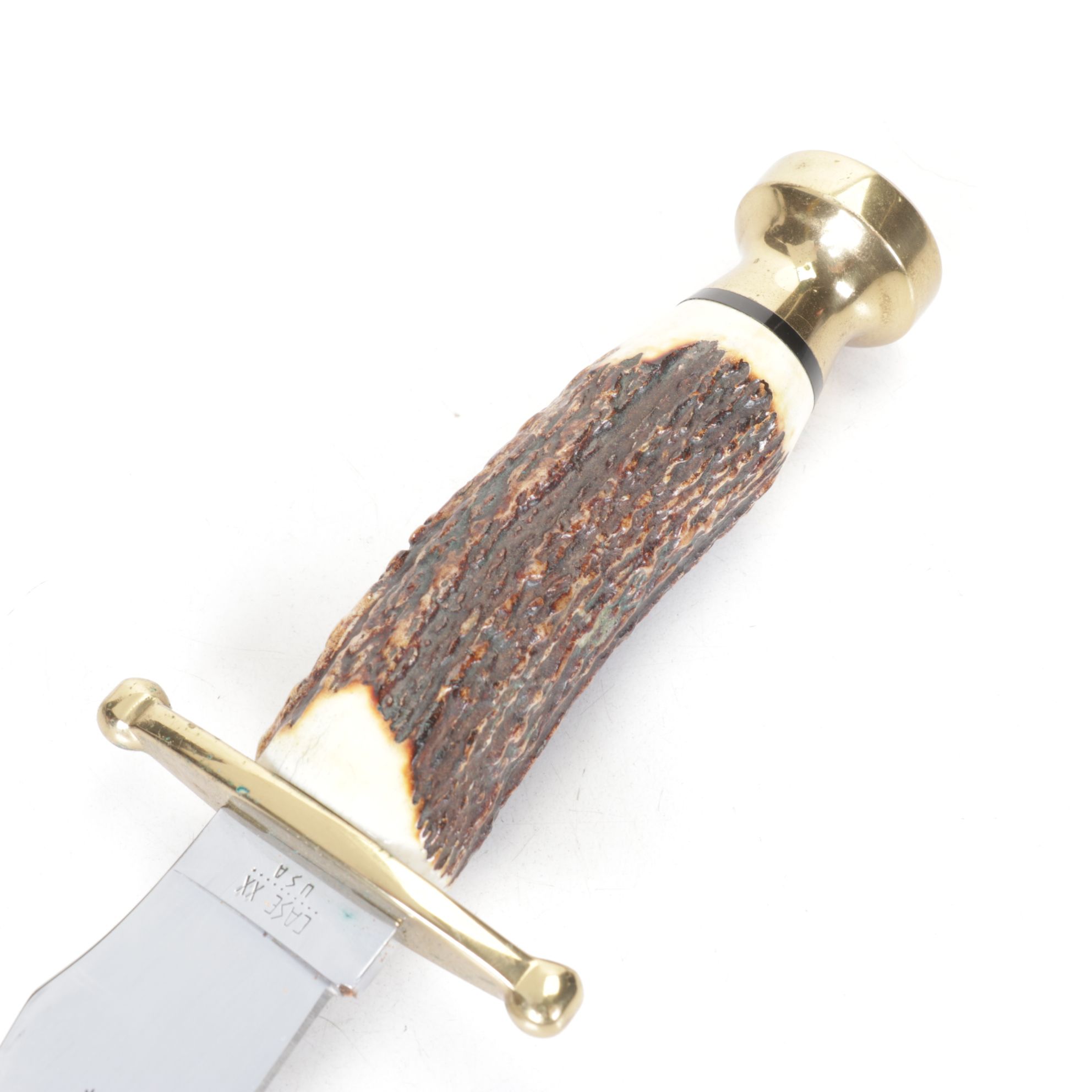 Case XX Fixed Blade Stainless Steel "Kodiak" Hunter Knife with Leather Sheath