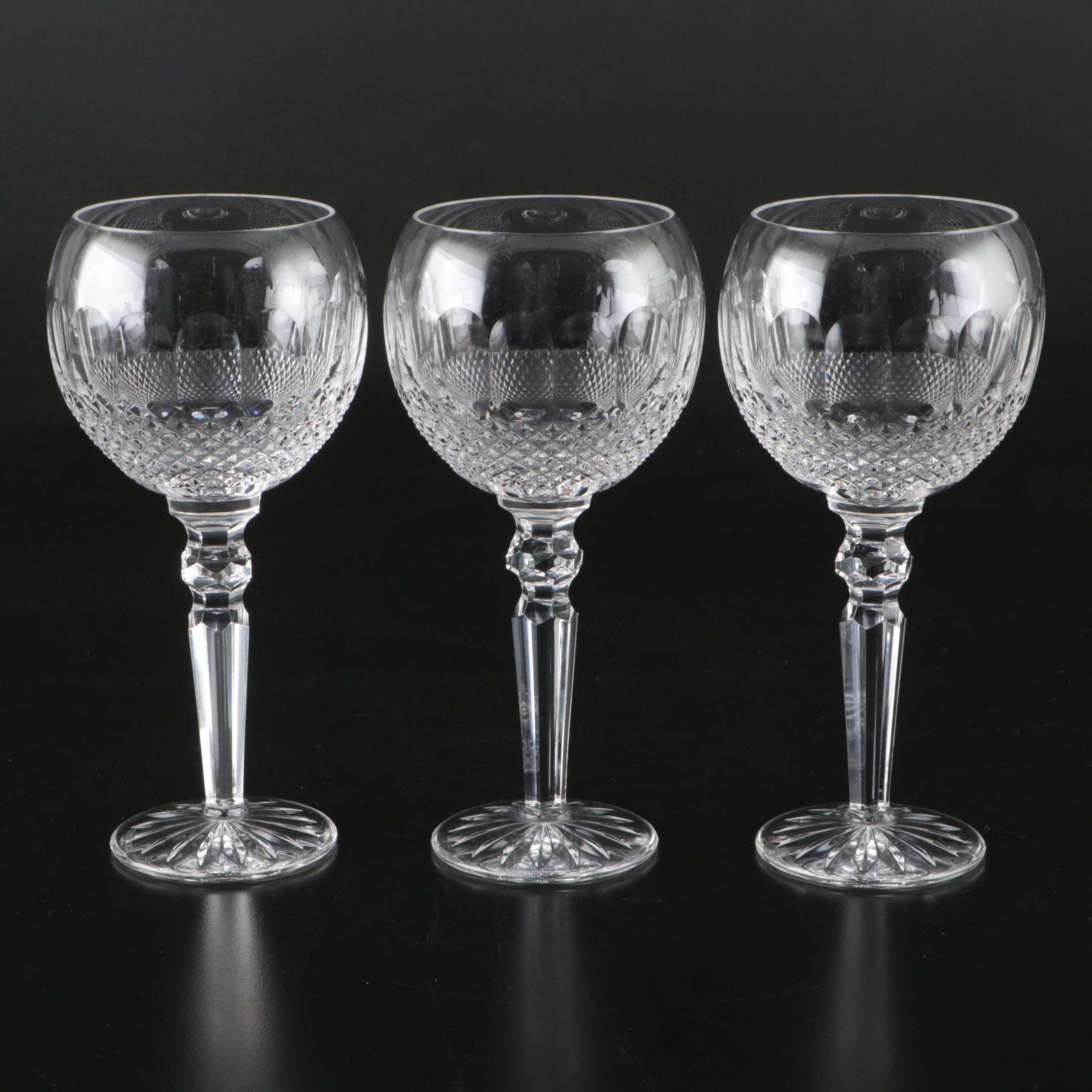 Waterford "Colleen Encore" Crystal Wine Glasses