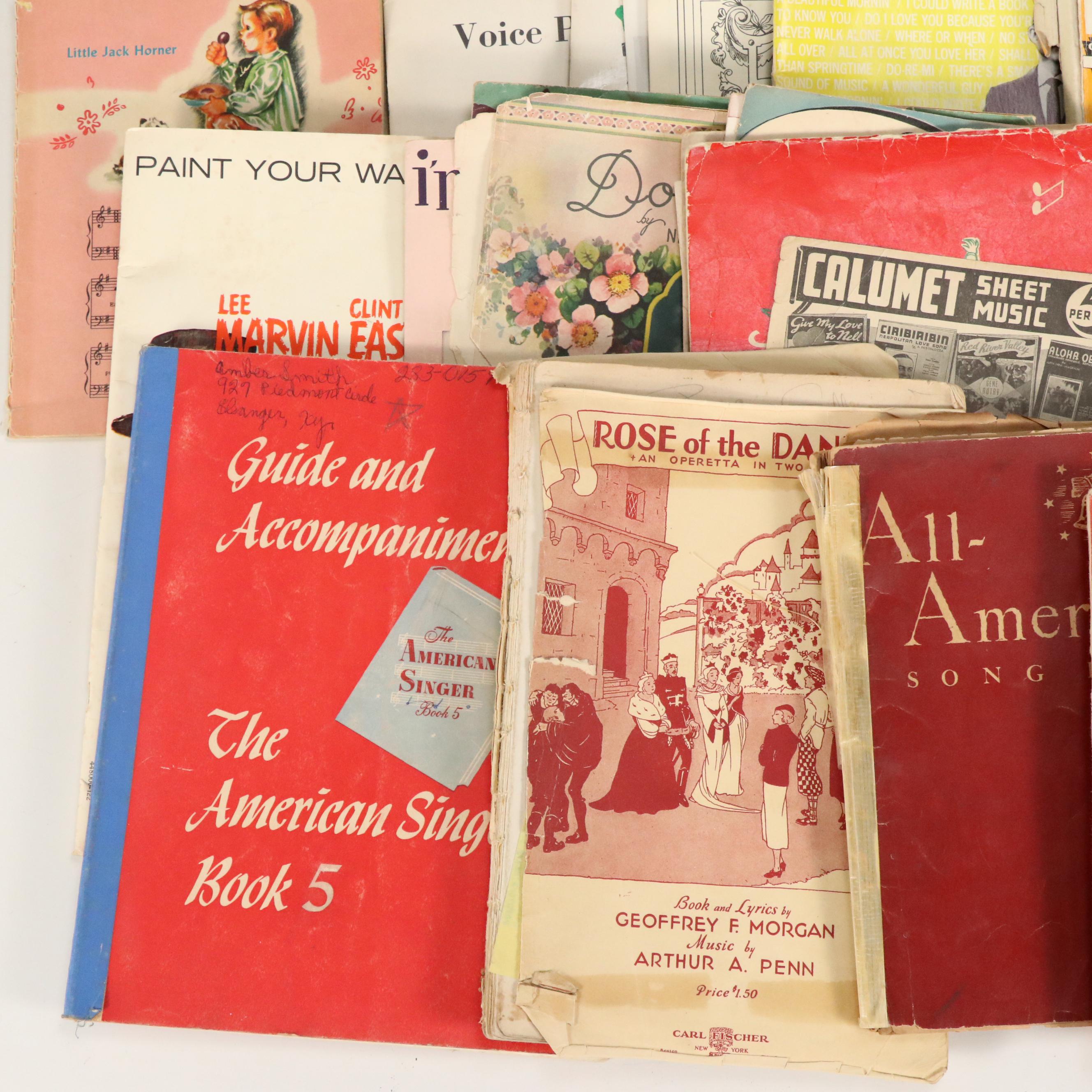 Walt Disney's "Cinderella," "Children's Songs" and More Vintage Sheet Music