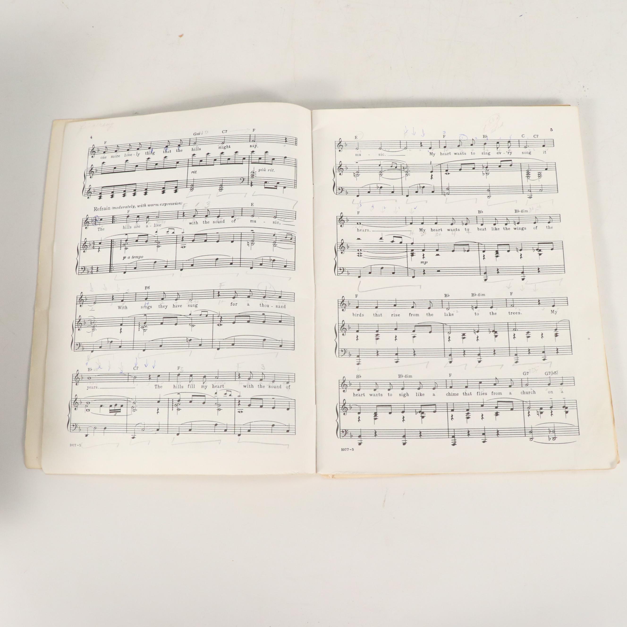 Walt Disney's "Cinderella," "Children's Songs" and More Vintage Sheet Music