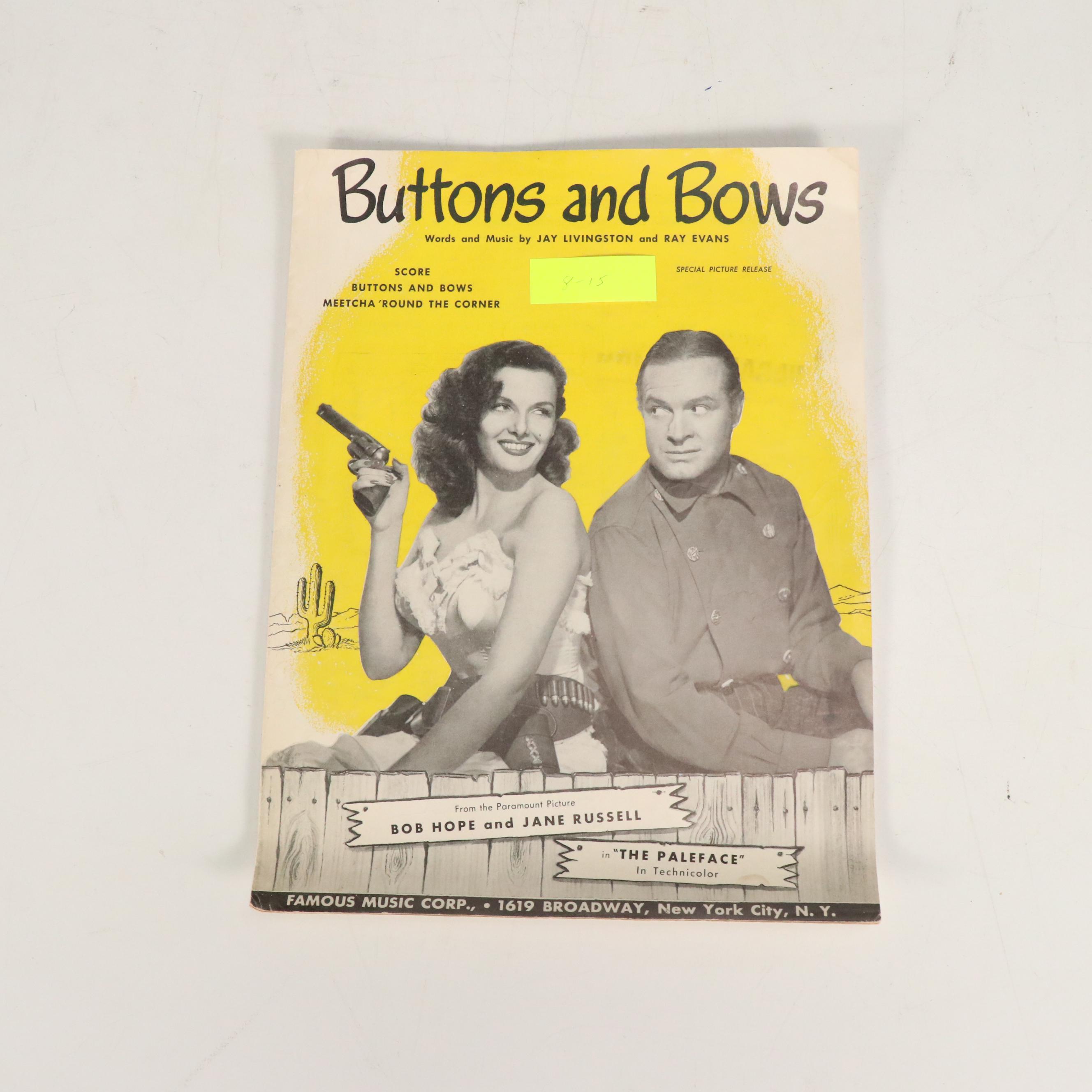 Walt Disney's "Cinderella," "Children's Songs" and More Vintage Sheet Music