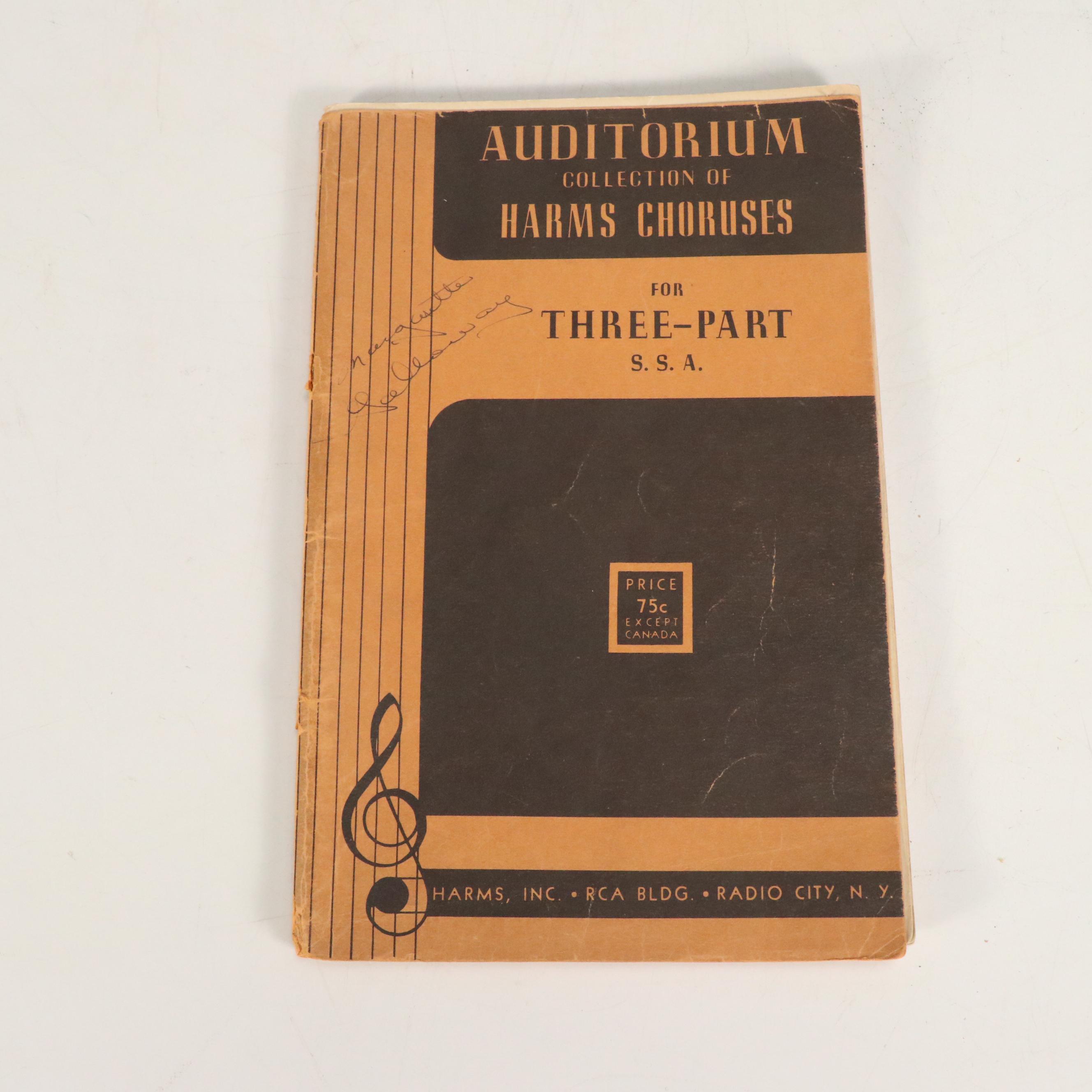 Walt Disney's "Cinderella," "Children's Songs" and More Vintage Sheet Music