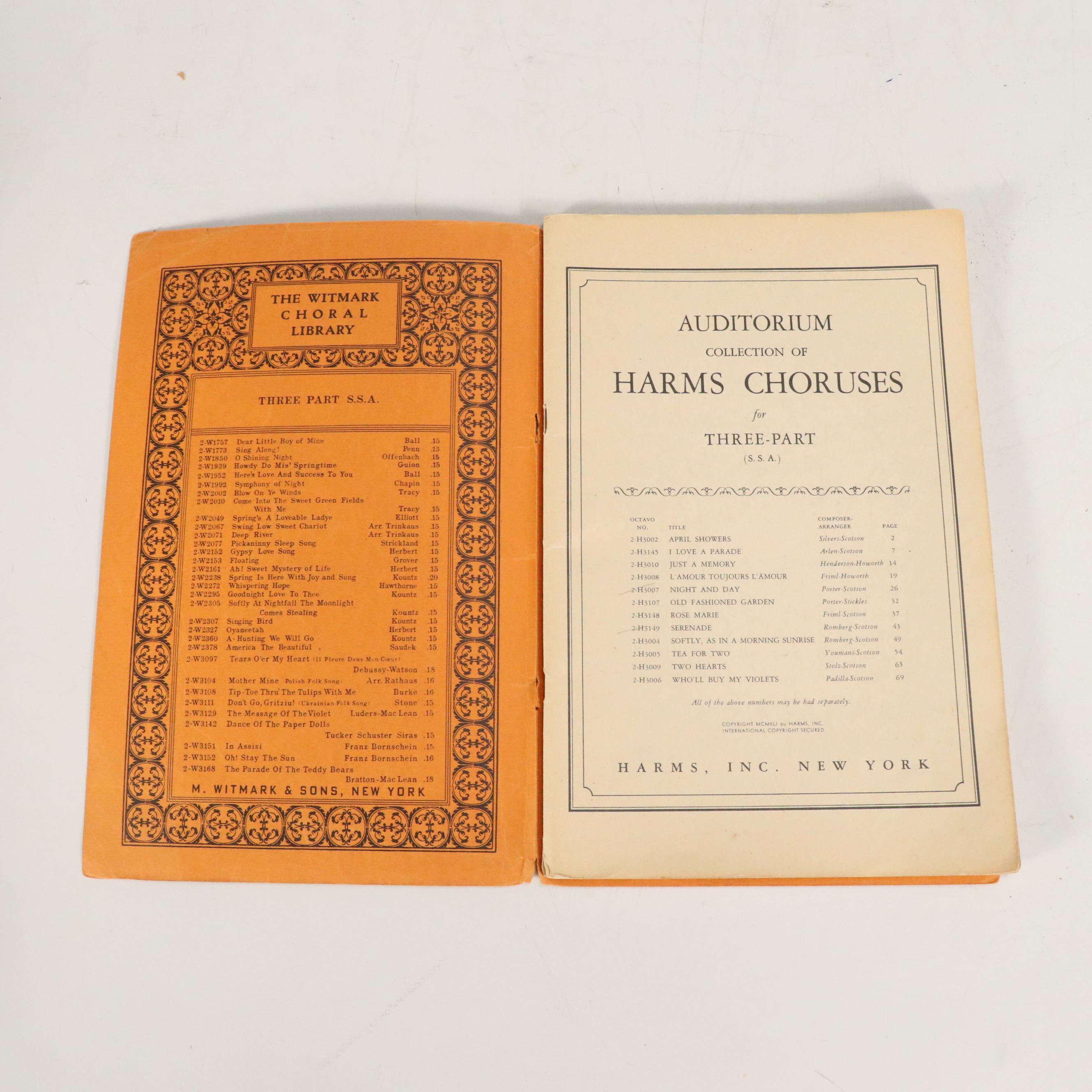 Walt Disney's "Cinderella," "Children's Songs" and More Vintage Sheet Music