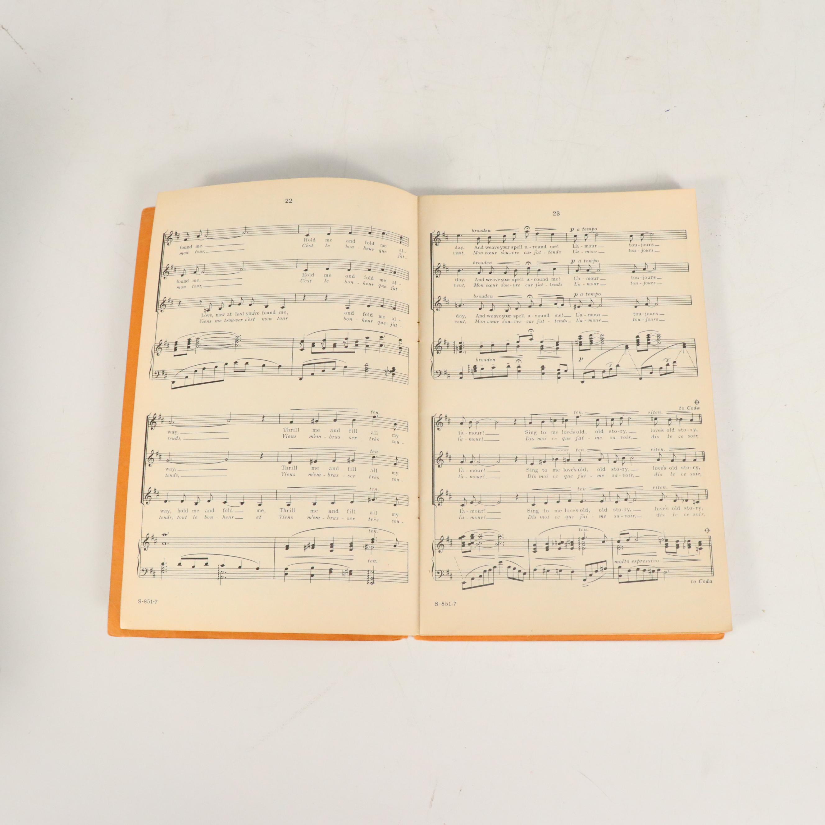 Walt Disney's "Cinderella," "Children's Songs" and More Vintage Sheet Music