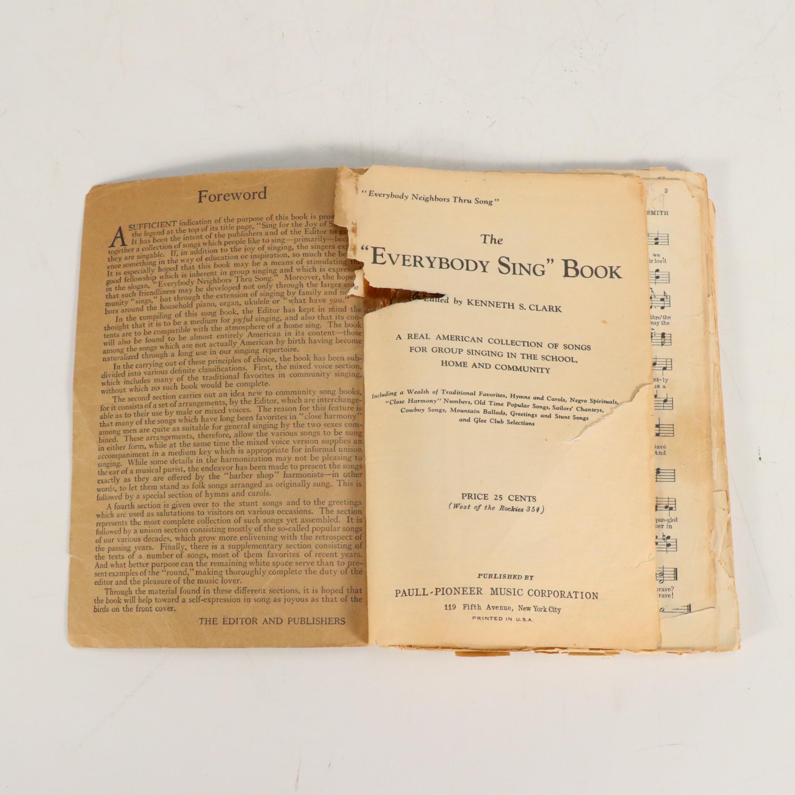 Walt Disney's "Cinderella," "Children's Songs" and More Vintage Sheet Music