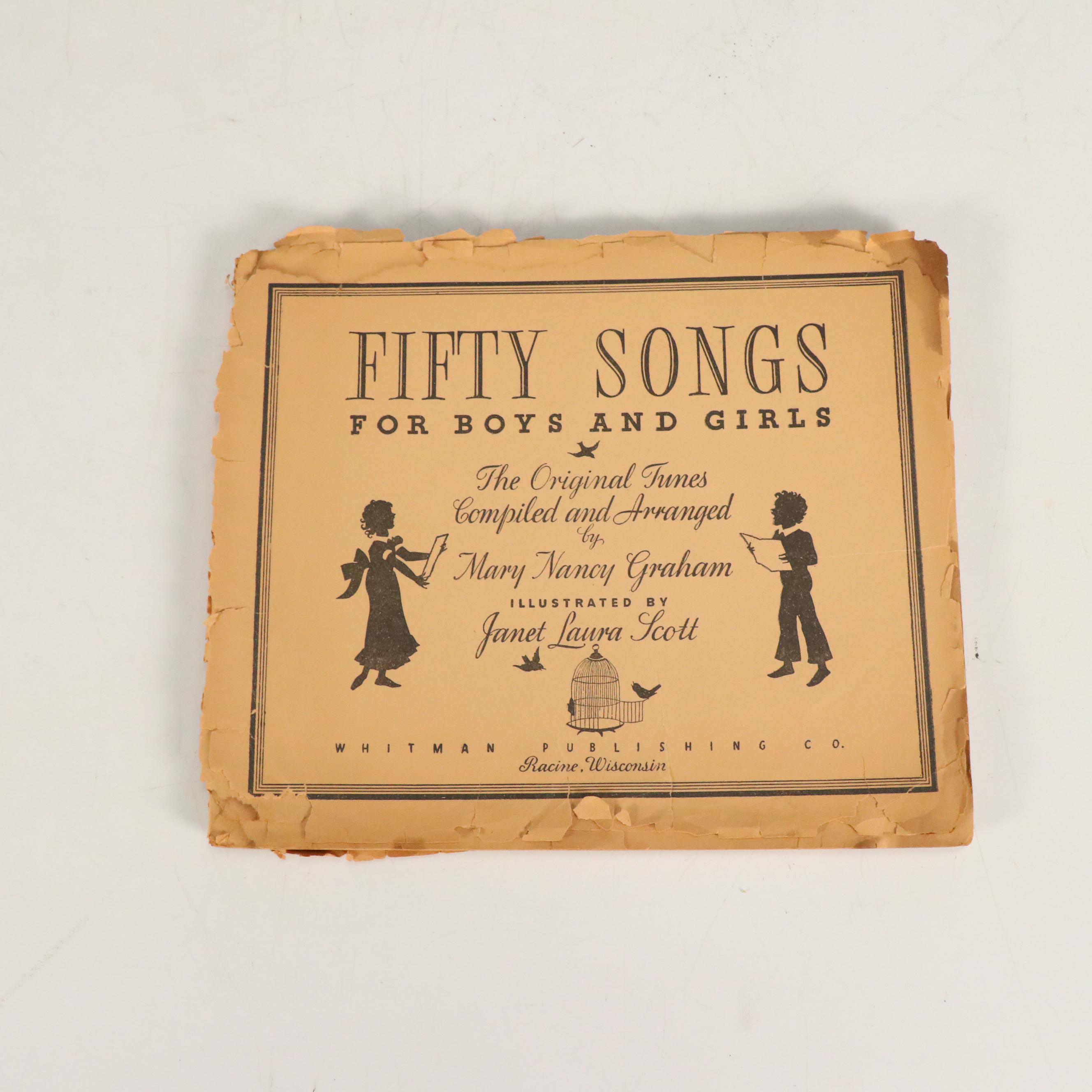 Walt Disney's "Cinderella," "Children's Songs" and More Vintage Sheet Music