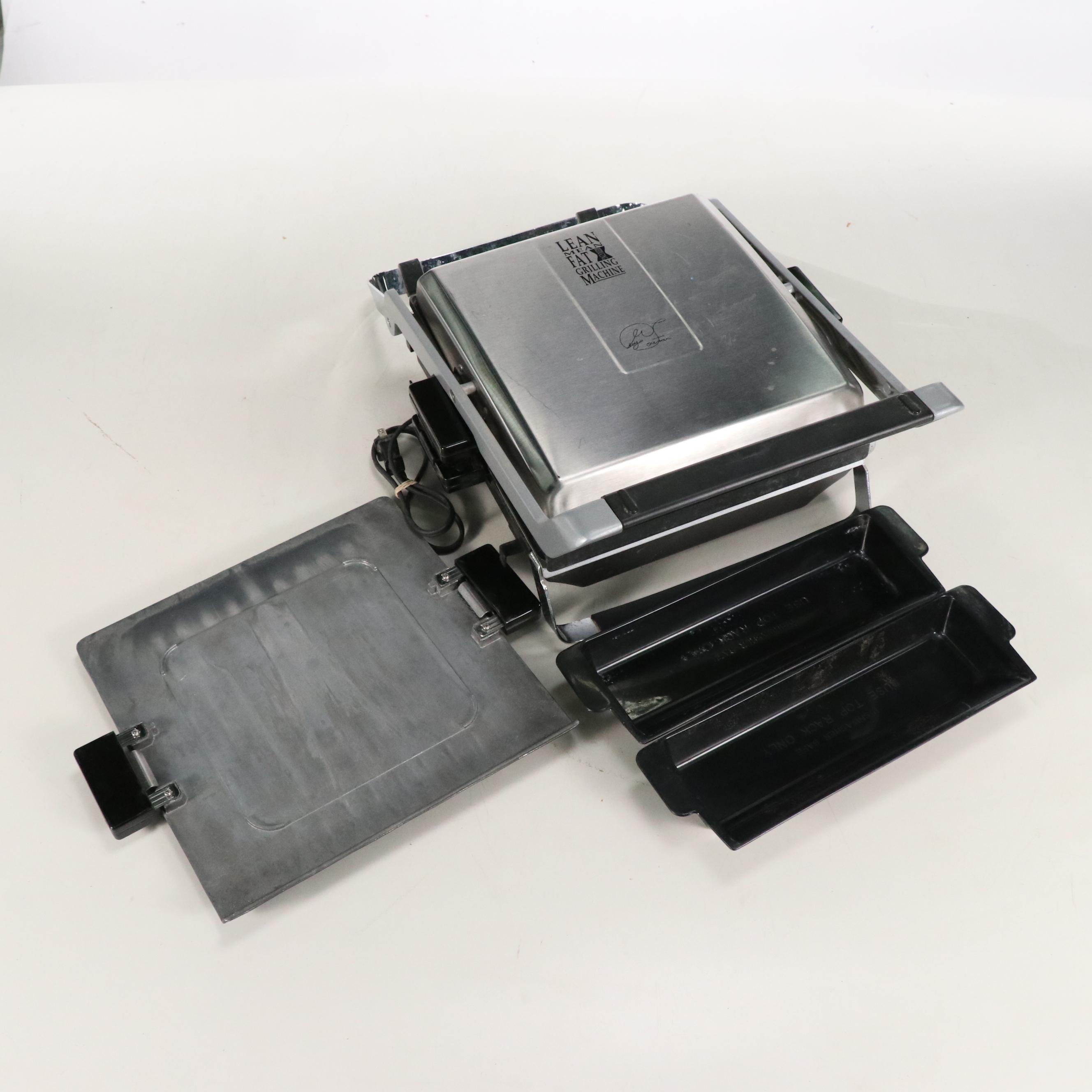 George Foreman Stainless Steel Countertop Grill