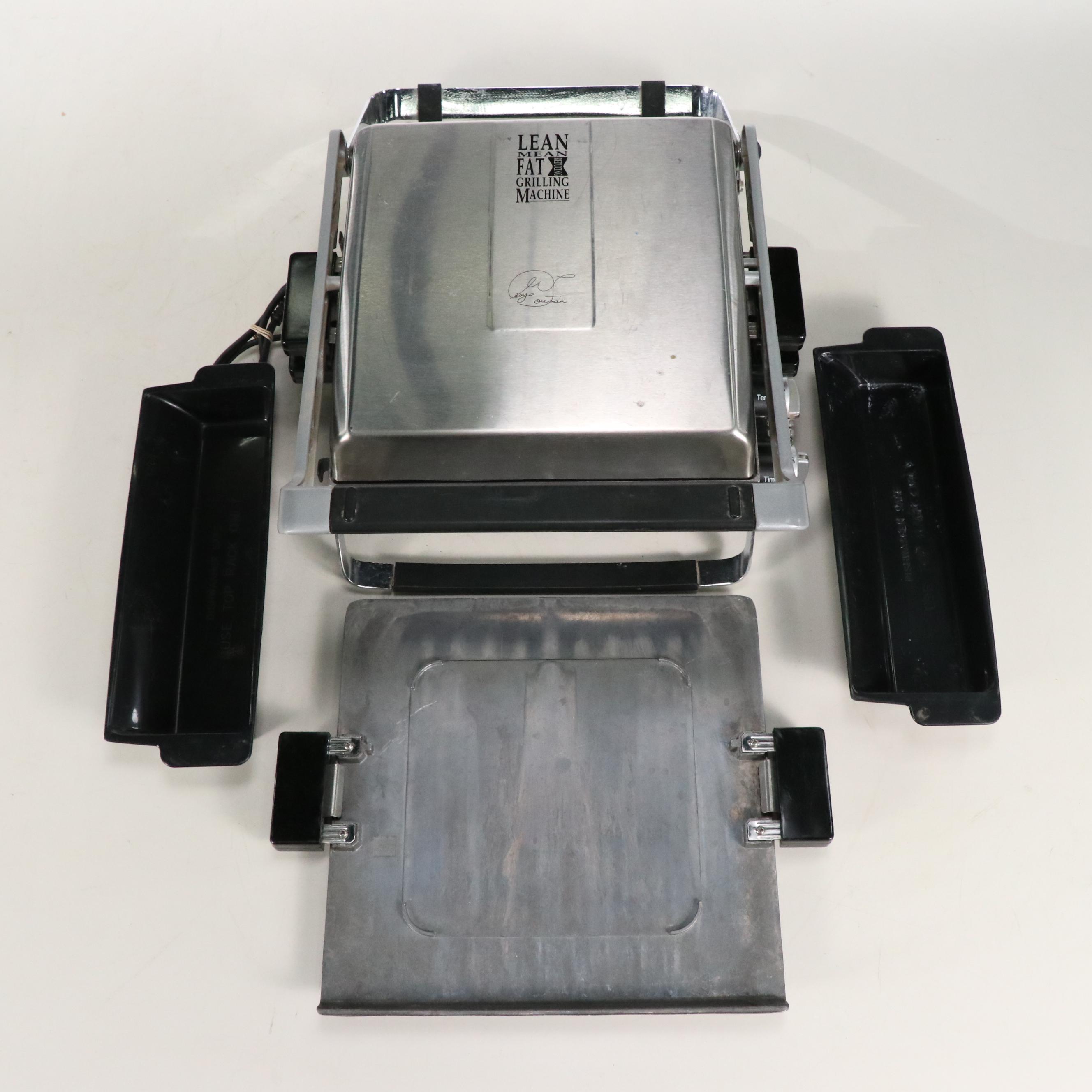 George Foreman Stainless Steel Countertop Grill