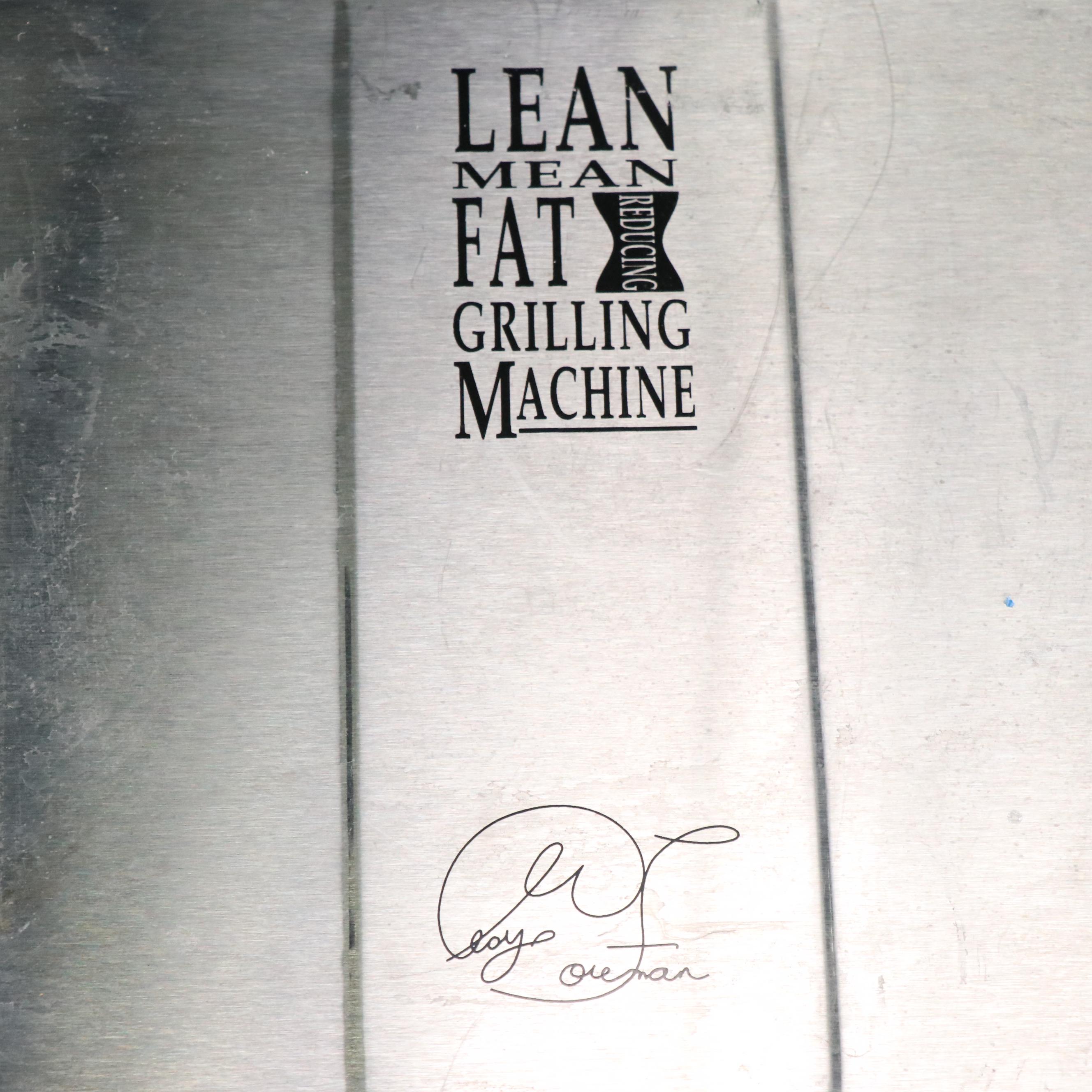 George Foreman Stainless Steel Countertop Grill