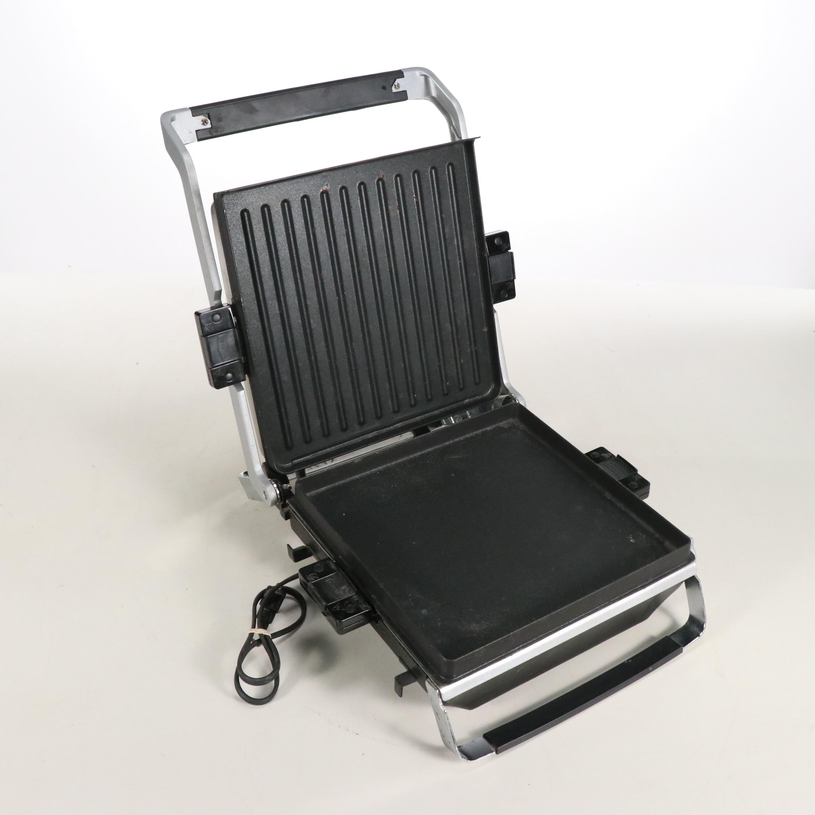 George Foreman Stainless Steel Countertop Grill