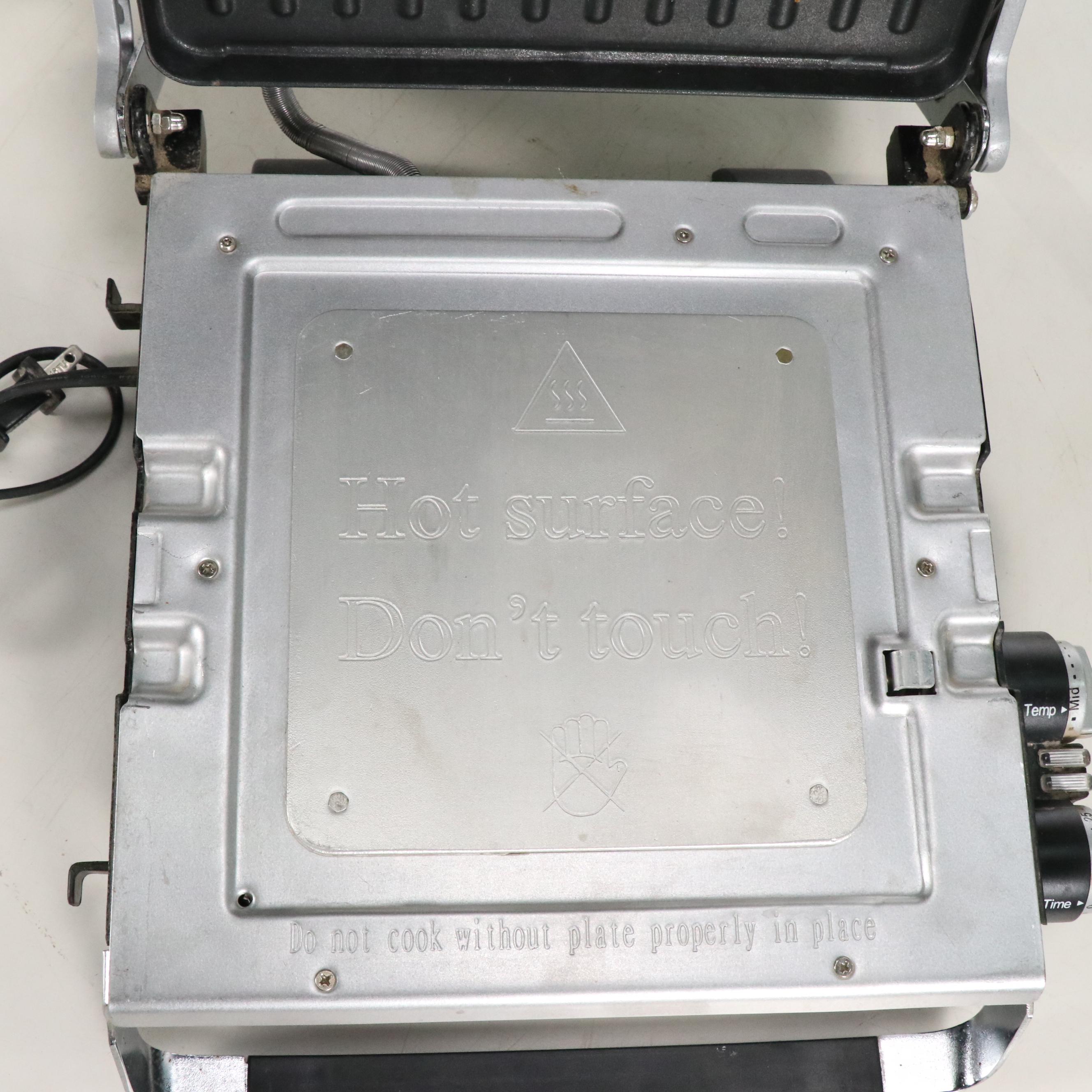 George Foreman Stainless Steel Countertop Grill