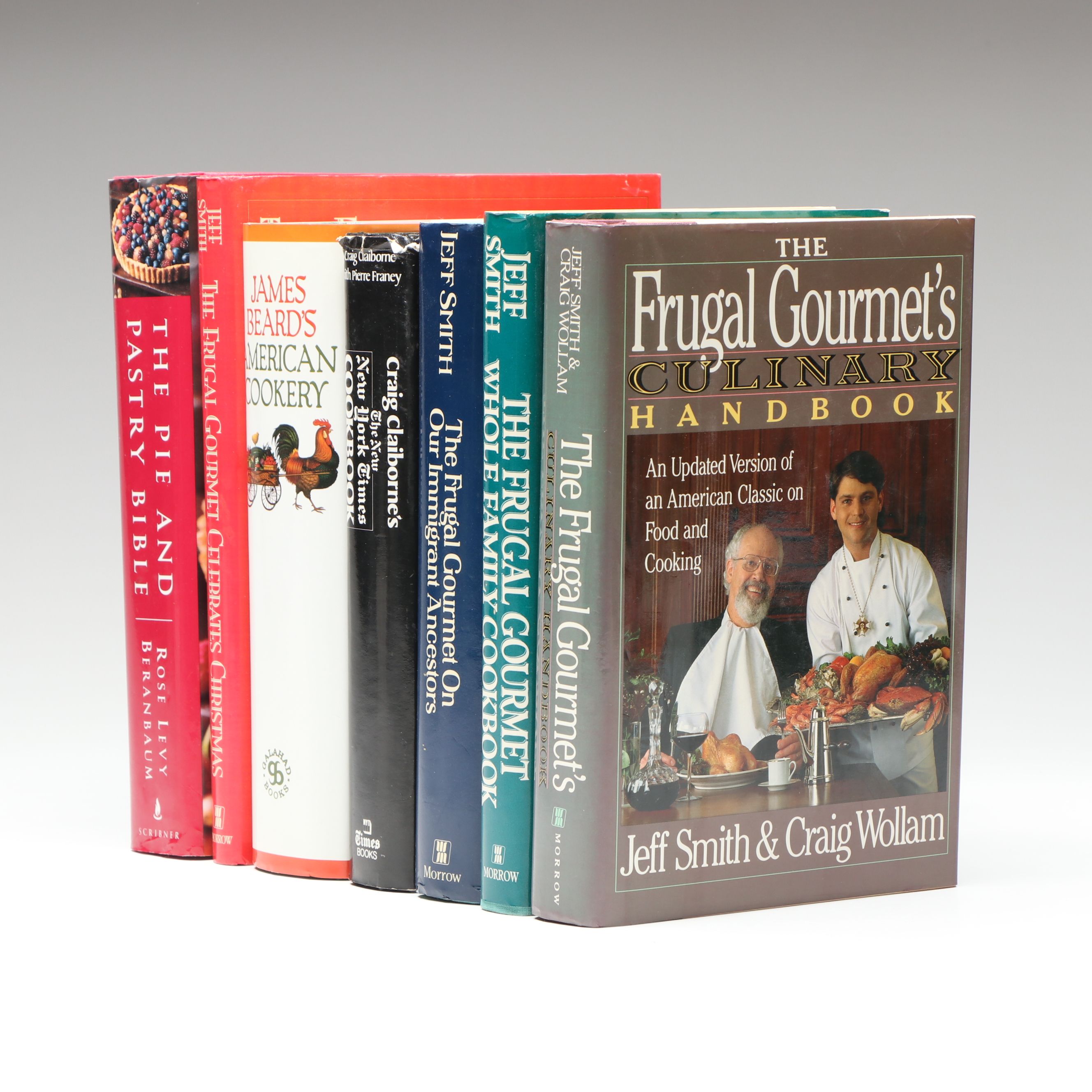 "The Frugal Gourmet's Culinary Handbook" First Edition, and More Cookbooks