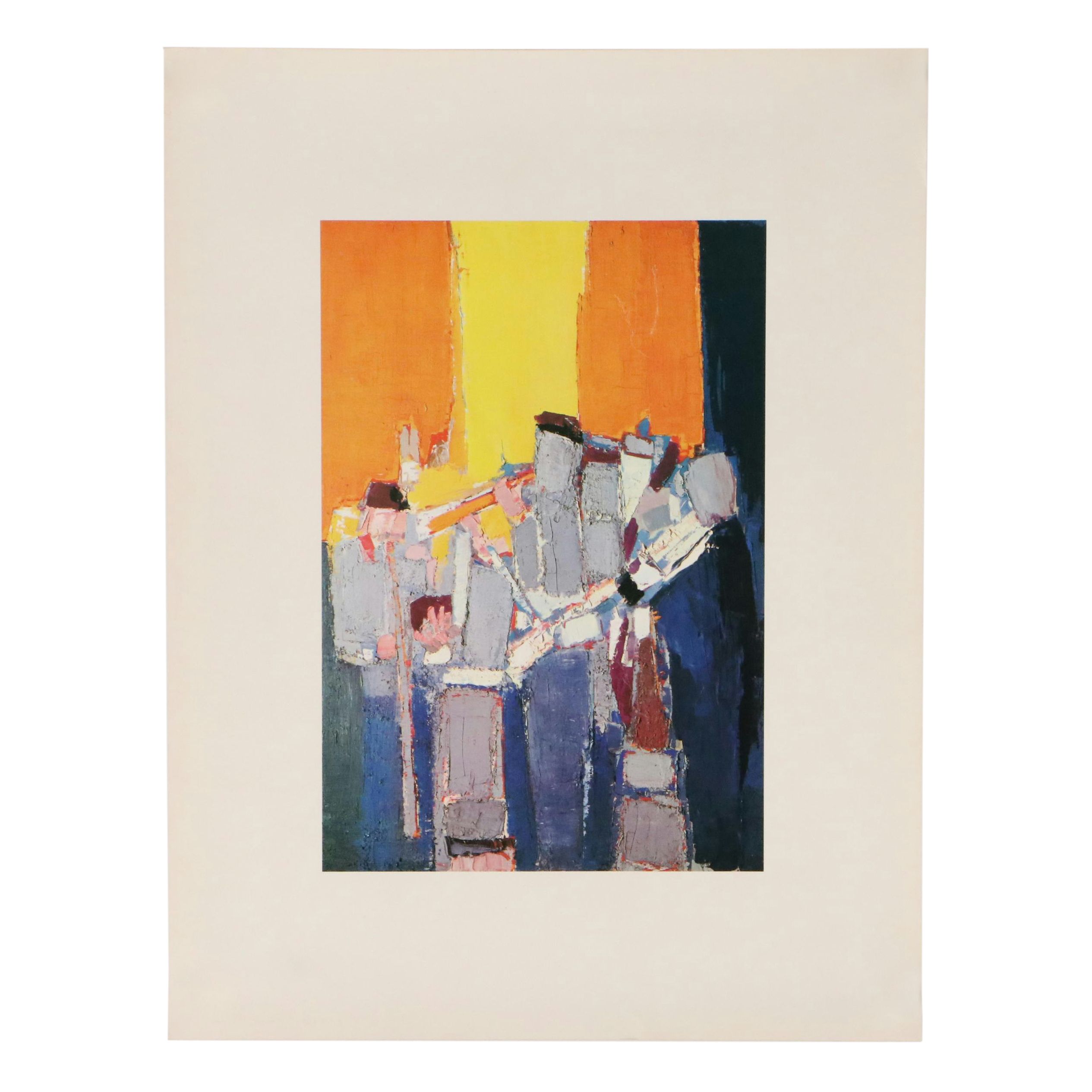 After Nicolas de Staël Offset Lithograph "Musicians"