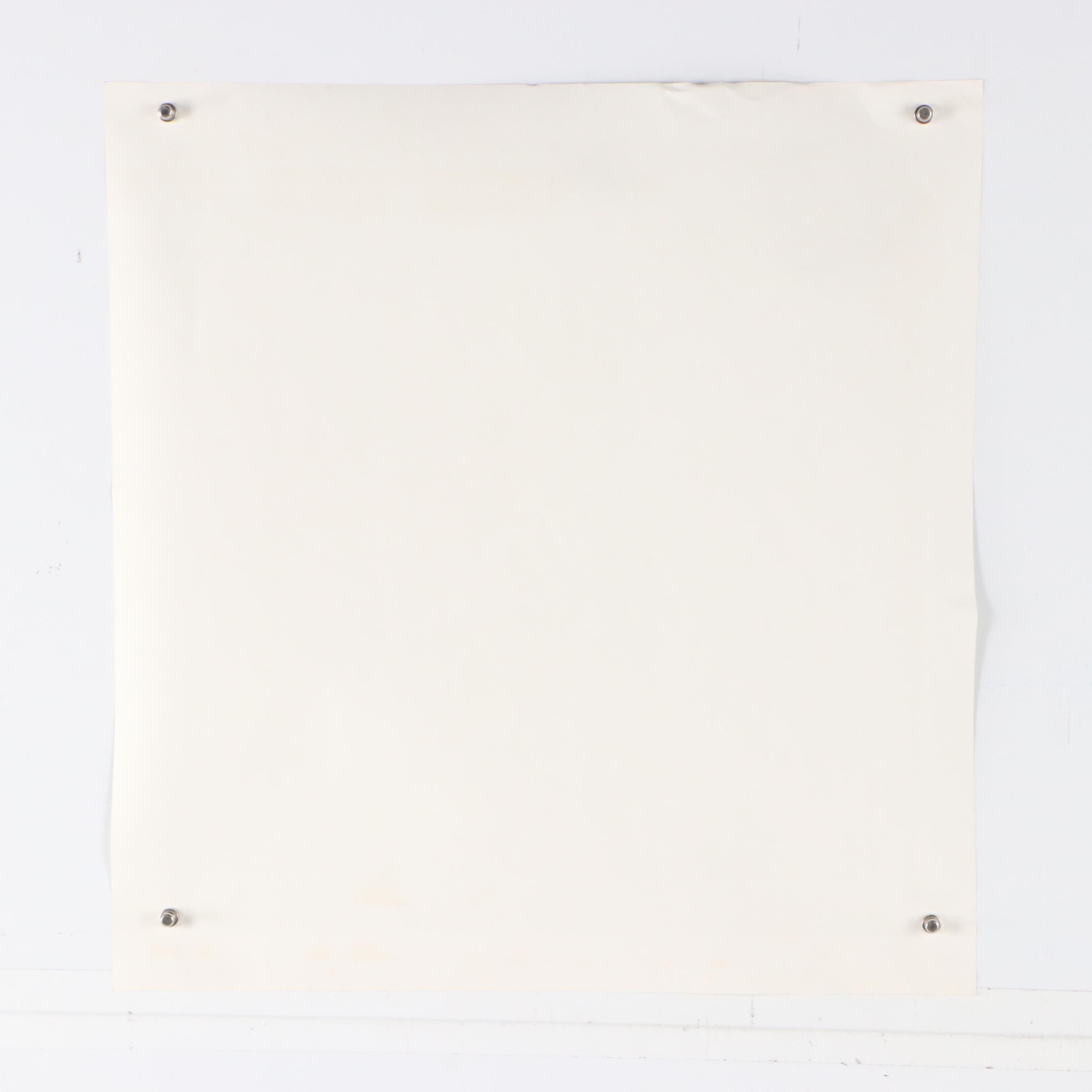 Galerie Adrien Maeght Aki Kuroda Linocuts Exhibition Poster, 1985