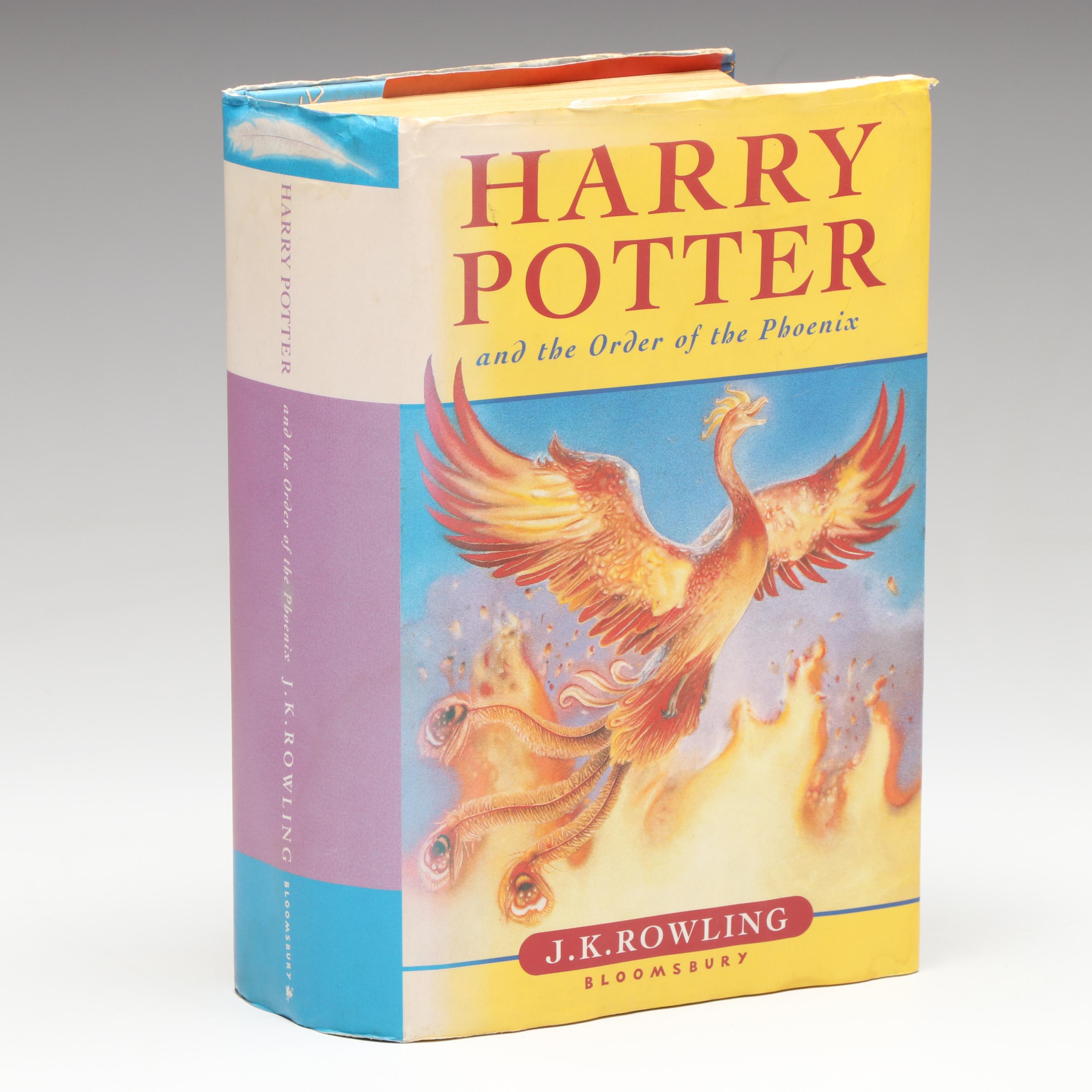 First UK Edition "Harry Potter and the Order of the Phoenix" by J. K. Rowling