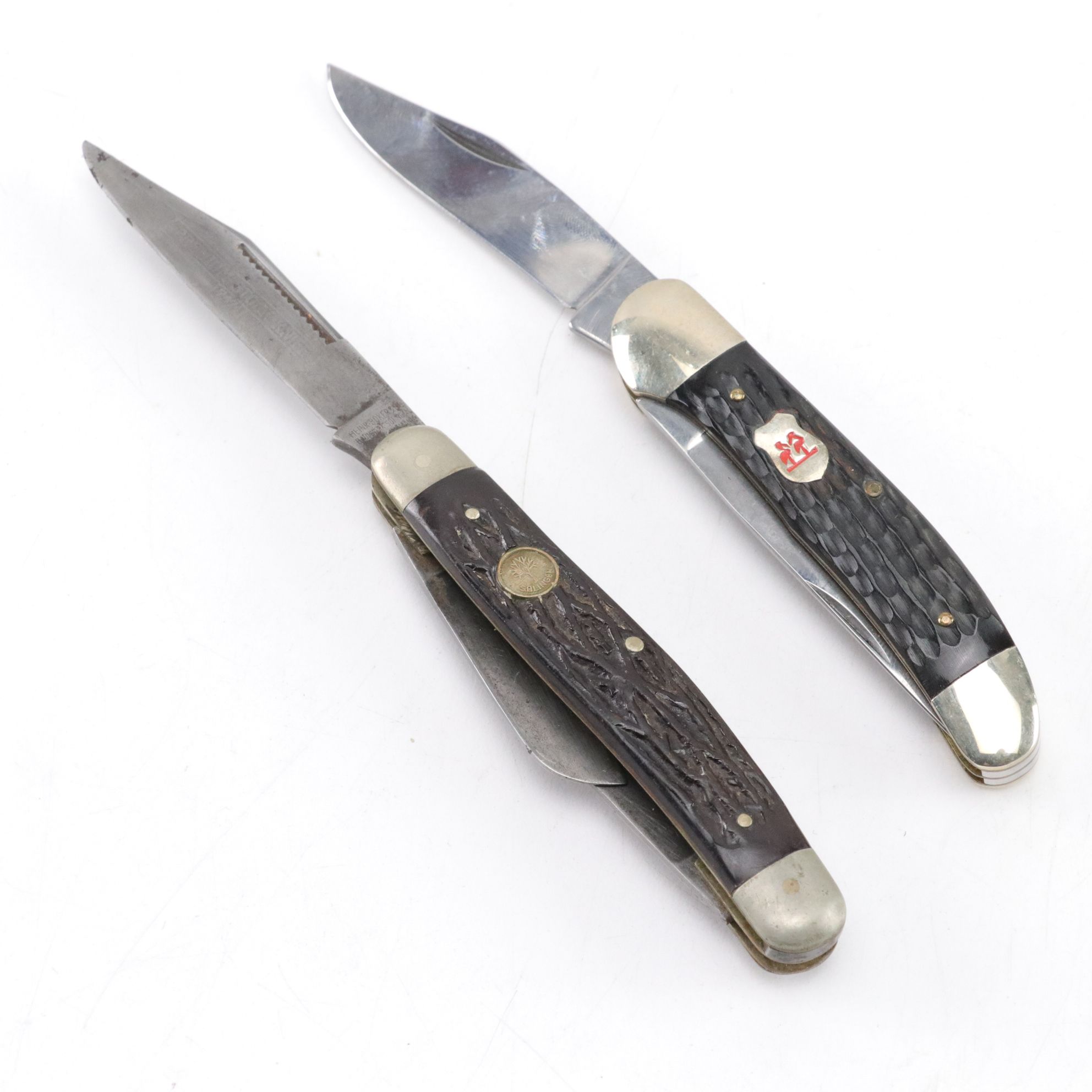 1976 Camillus American Wildlife Series Jumbo Knife with More Folding Knives